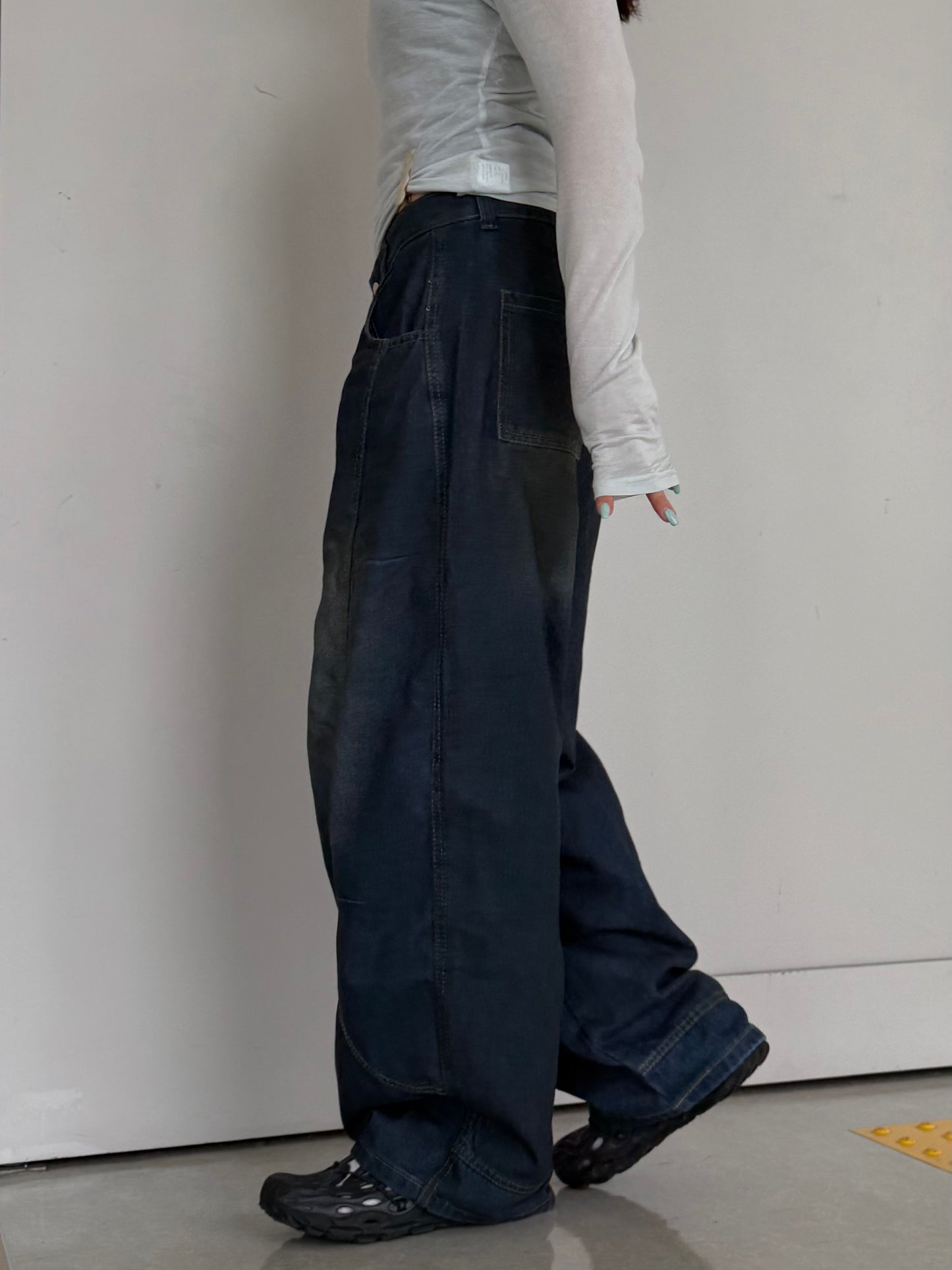 ワイドレッグカーブパンツ DPC08053