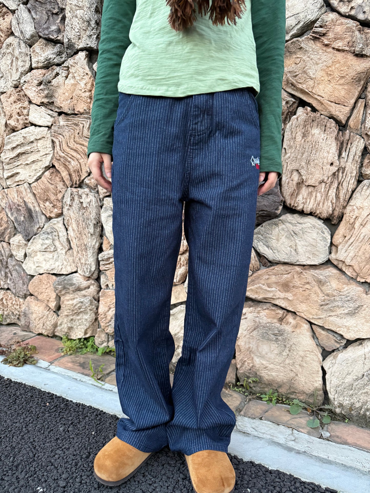 ストライプレトロデニムパンツ DPA43679