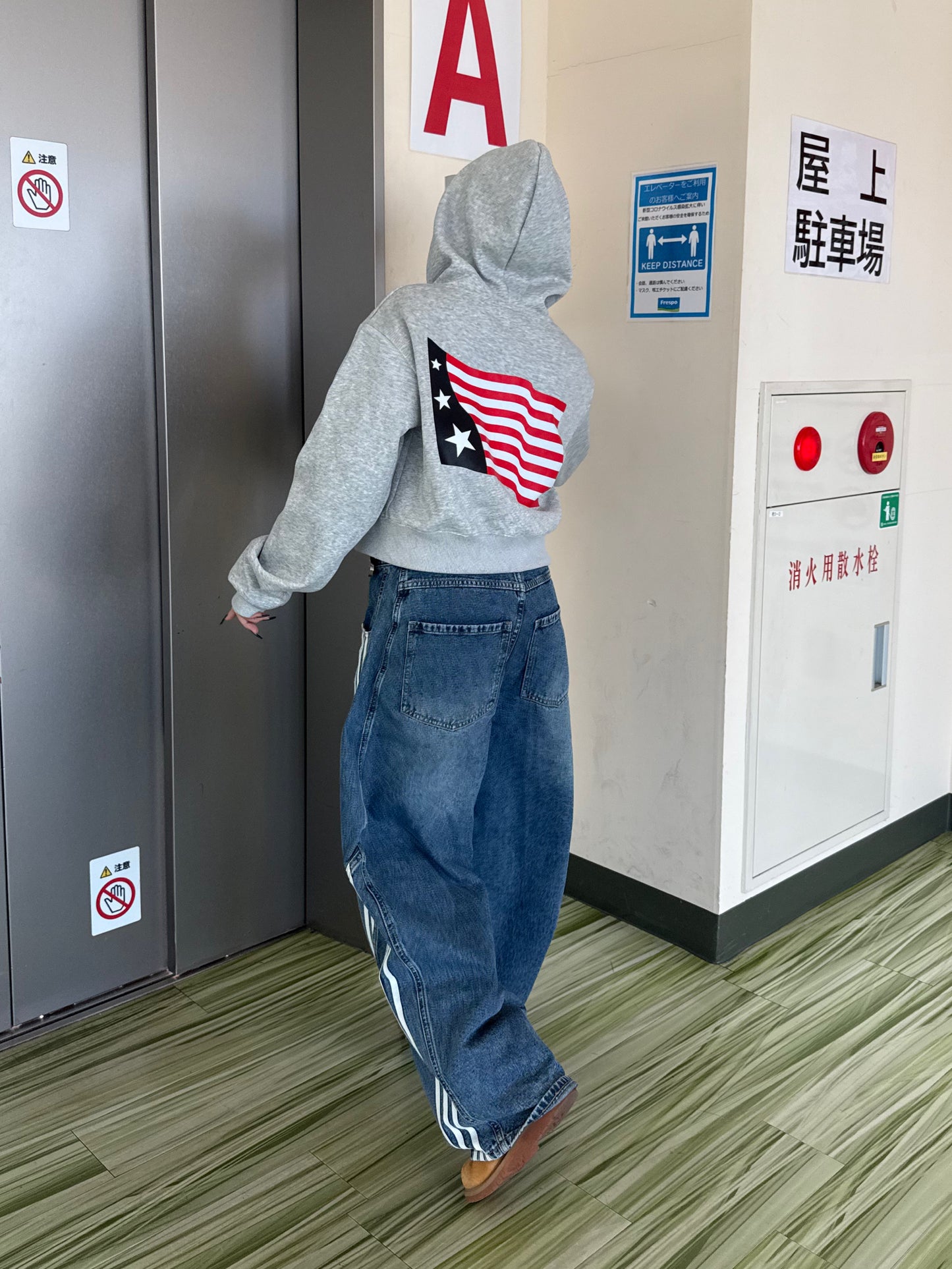 バルーンラインデニムパンツ DPB73531