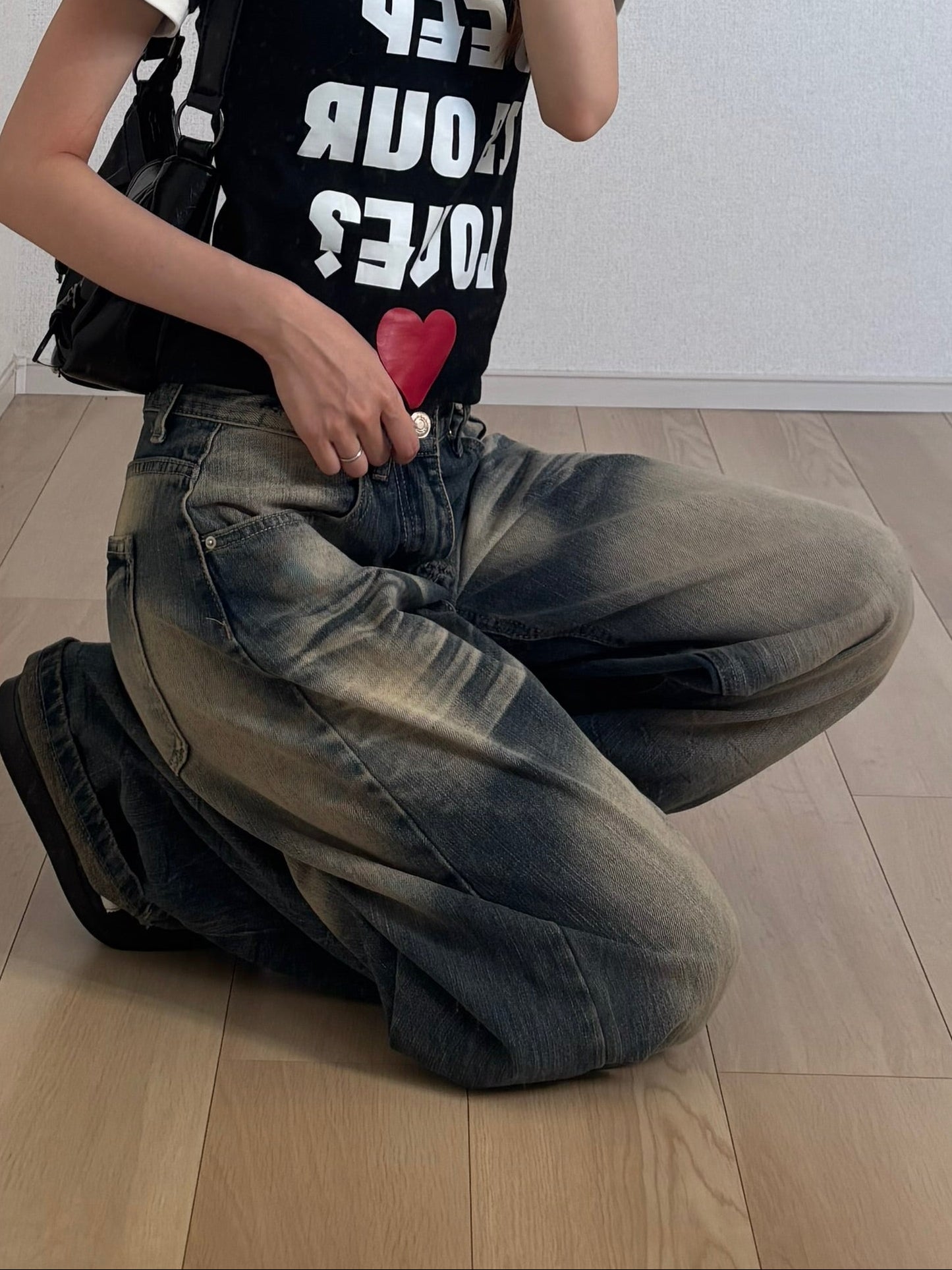 ダメージウォッシュデニムパンツ DPB88269