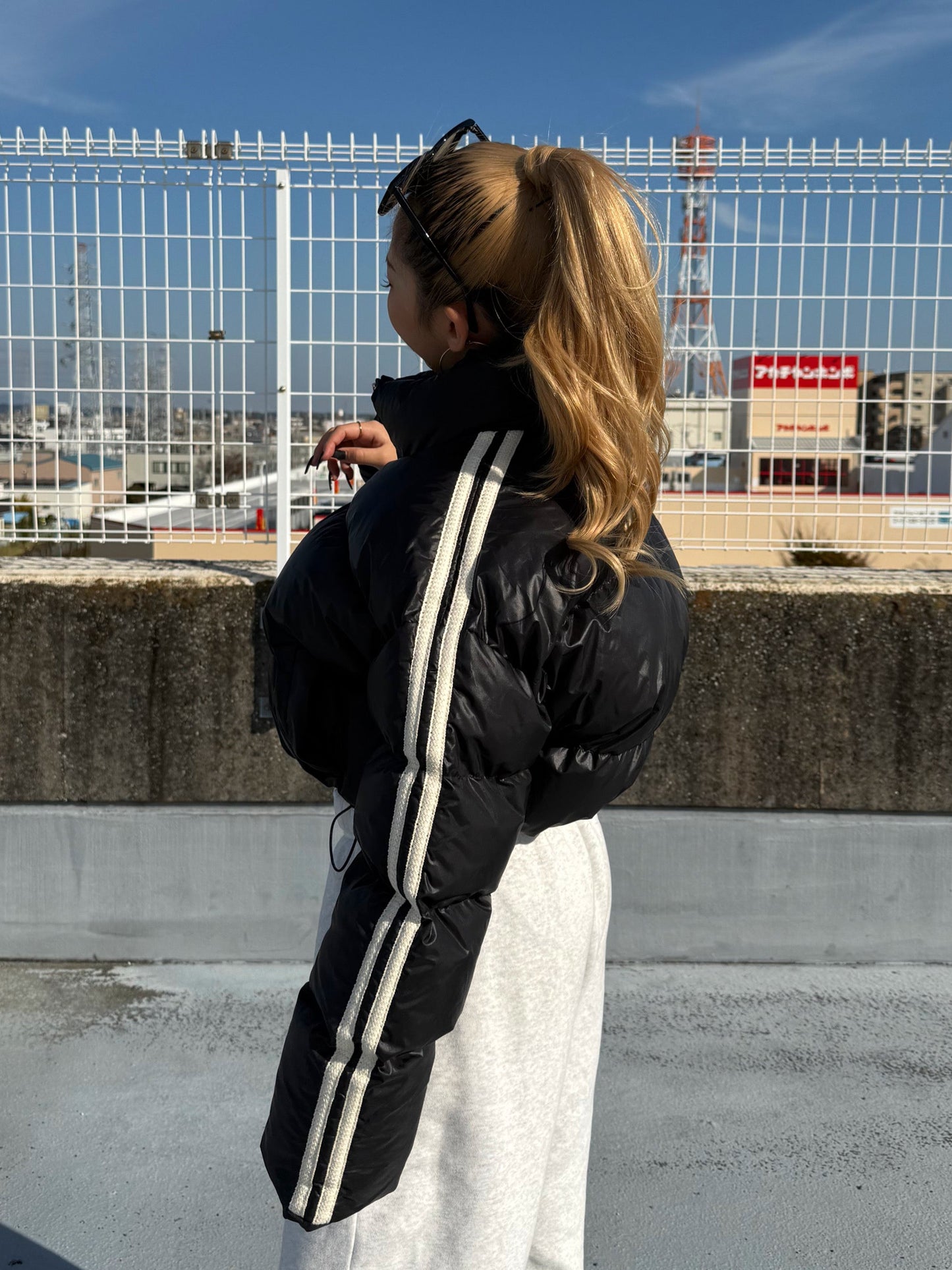 ラインショートダウンジャケット DPB73541