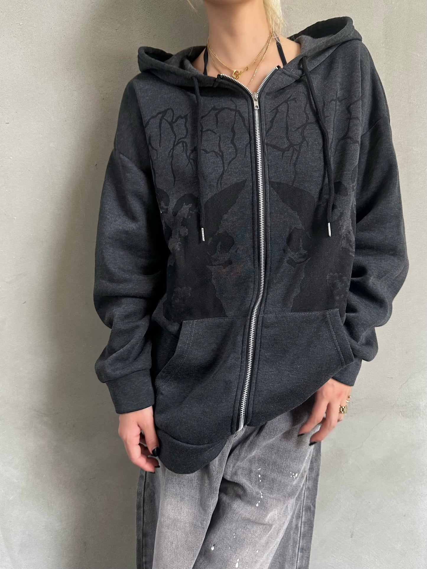 グラフィックジップパーカー DPB26626