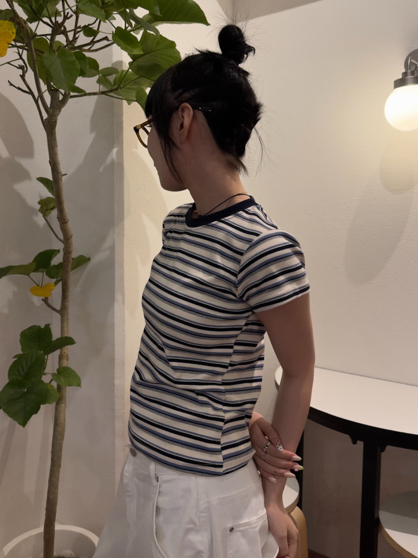 ボーダーミニTシャツ DPB85579