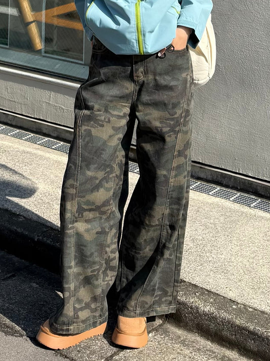 カモフラボリュームデニムパンツ DPB91097