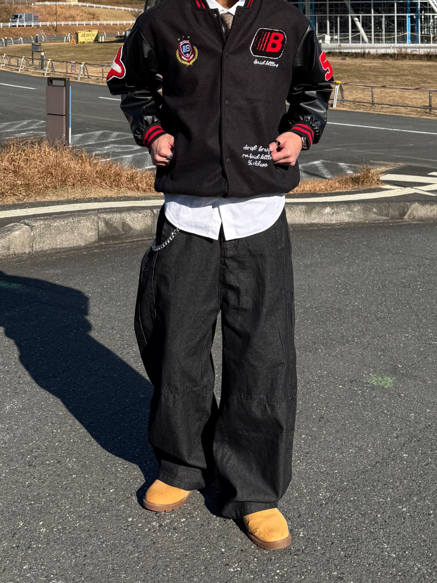 ストリートワイドデニムパンツ DPB90157