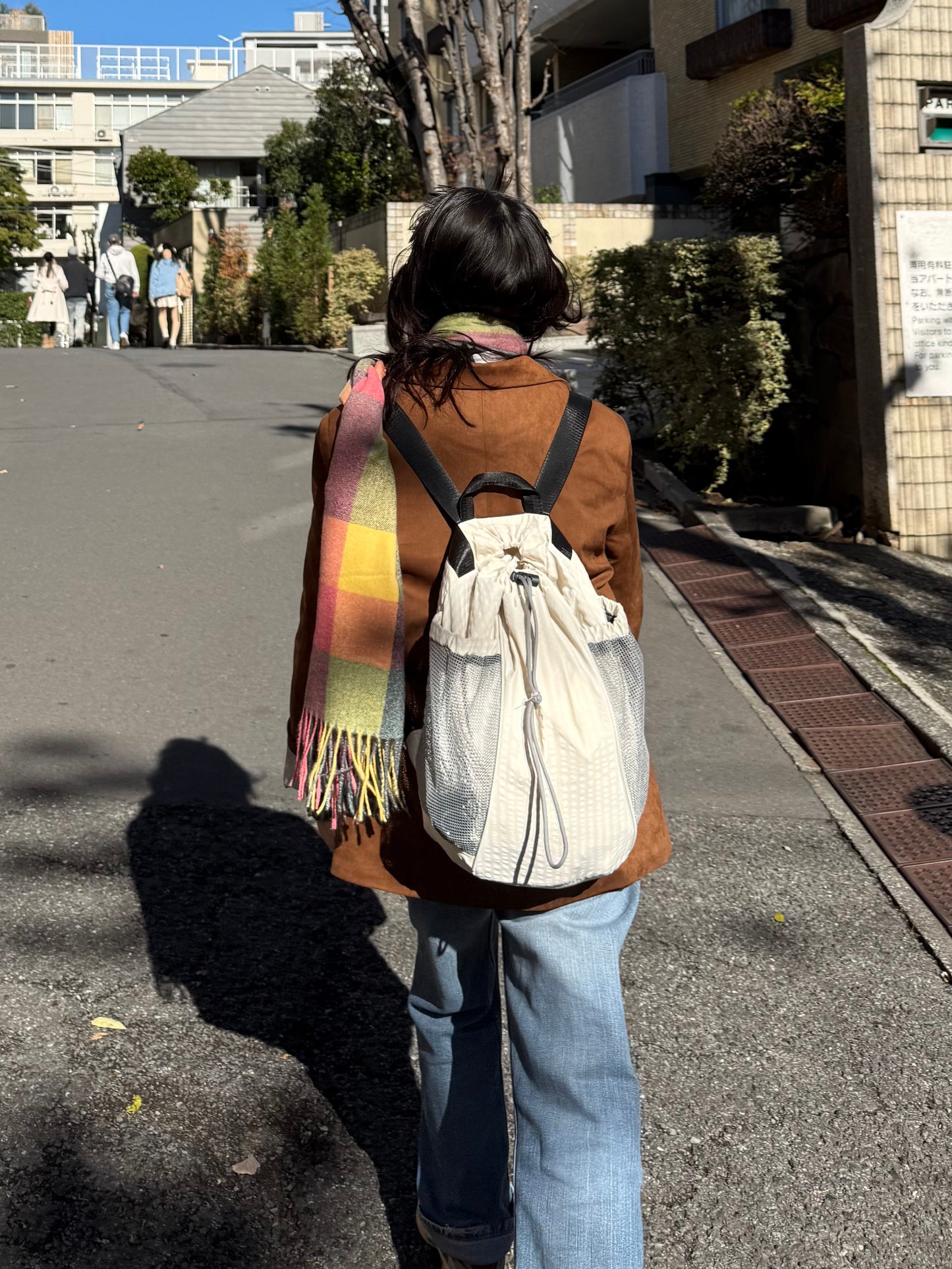 ブロックチェックマフラー DPA43728