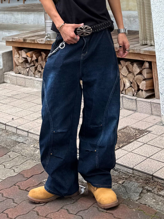 カーブラインワイドデニムパンツ DPB90008