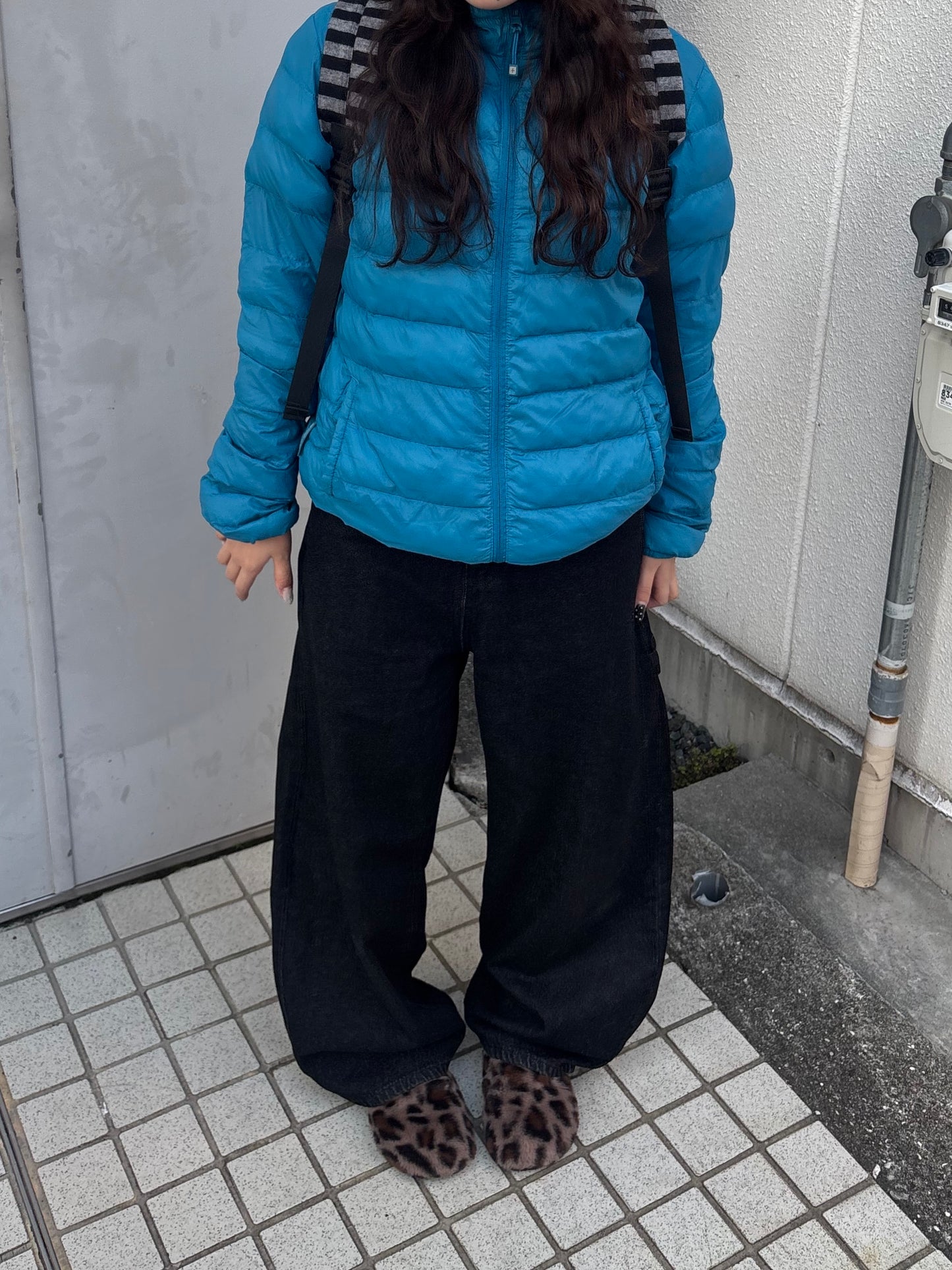 バッククロスオーバーデニムパンツ DPB89147