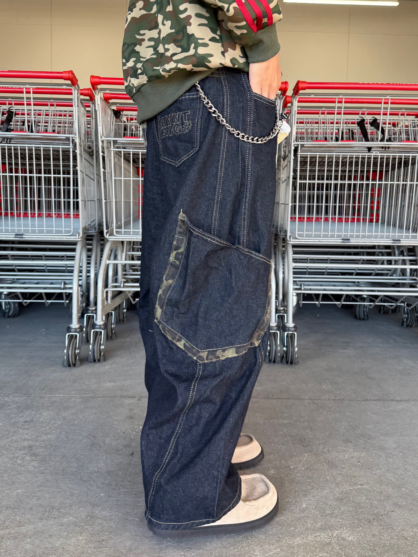 レオパードサイドポケットバルーンパンツ DPB90071