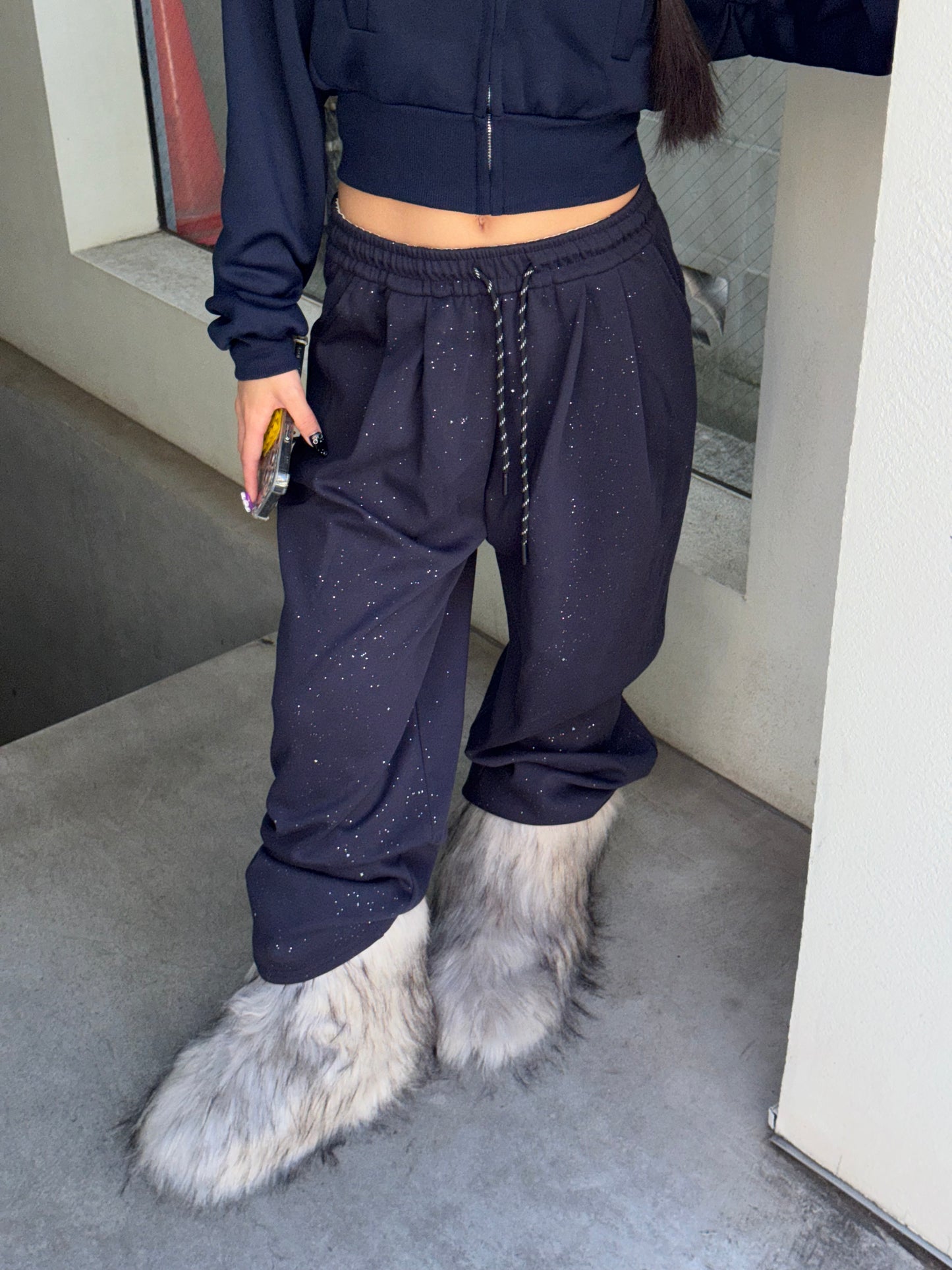 ラメスウェットパンツ DPB86151