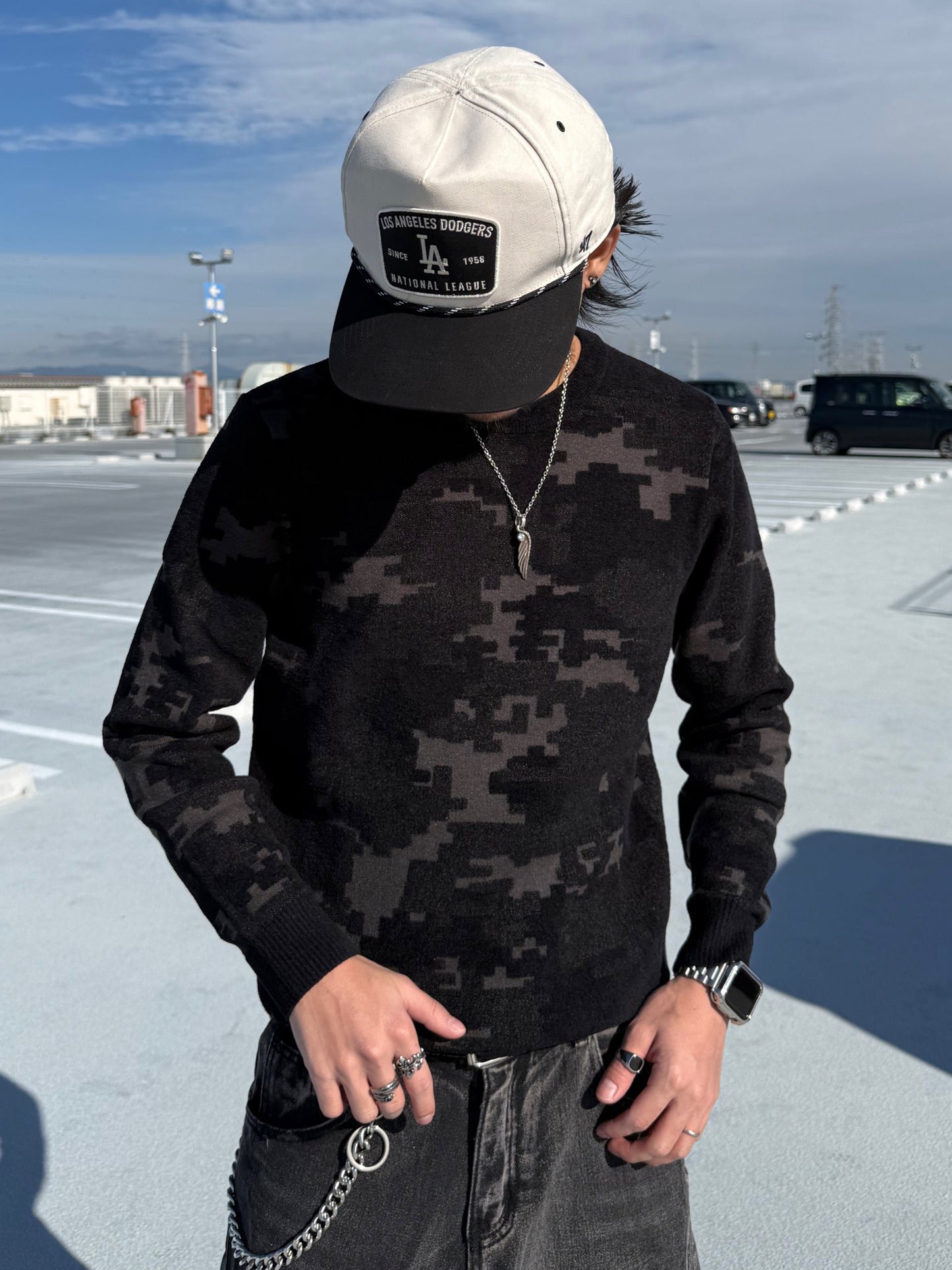 ユニークデザインニット DPB90149