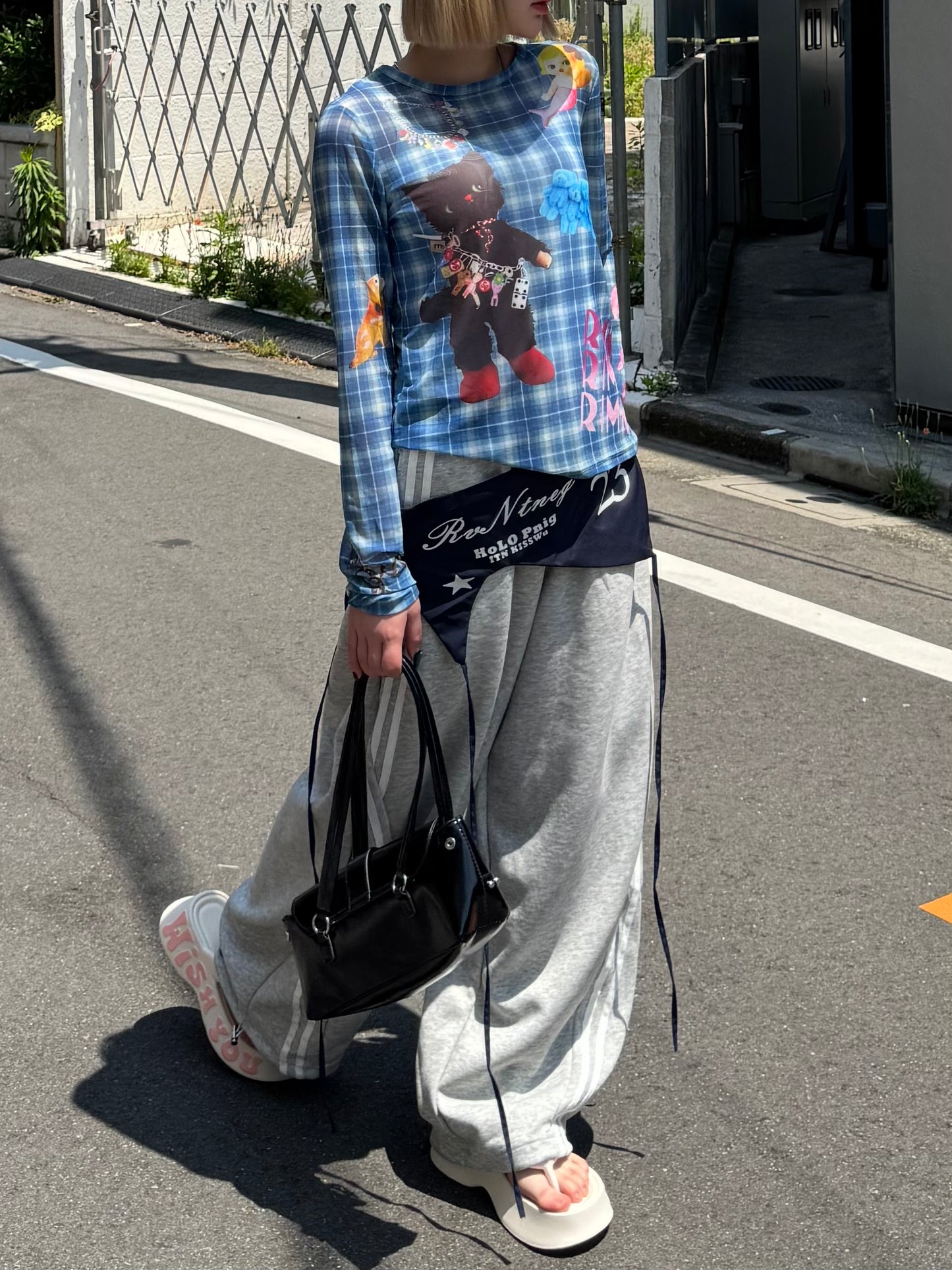 ウエストレイヤードスウェットパンツ DPB86273