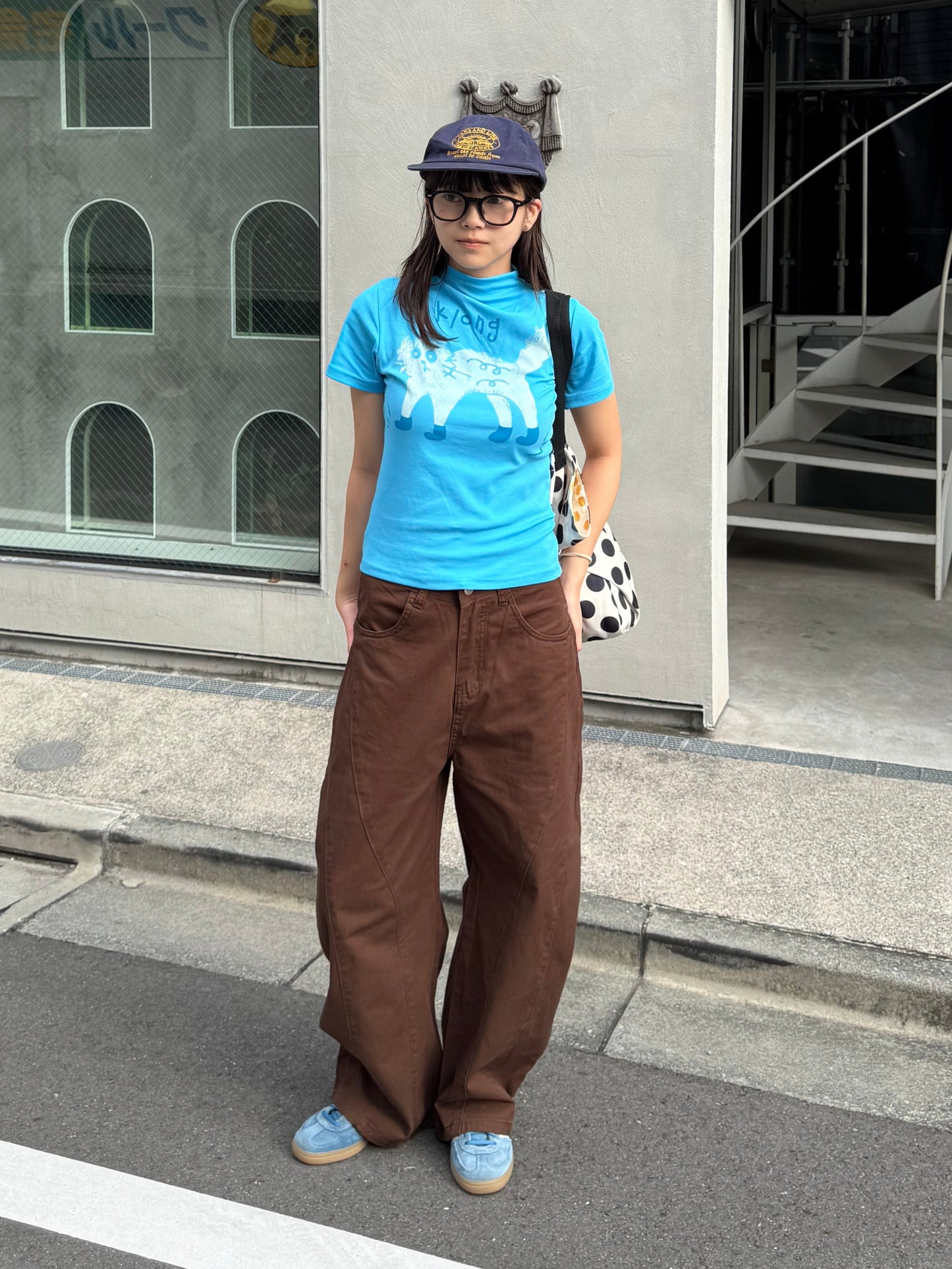 キャットプリントTシャツ DPB91028