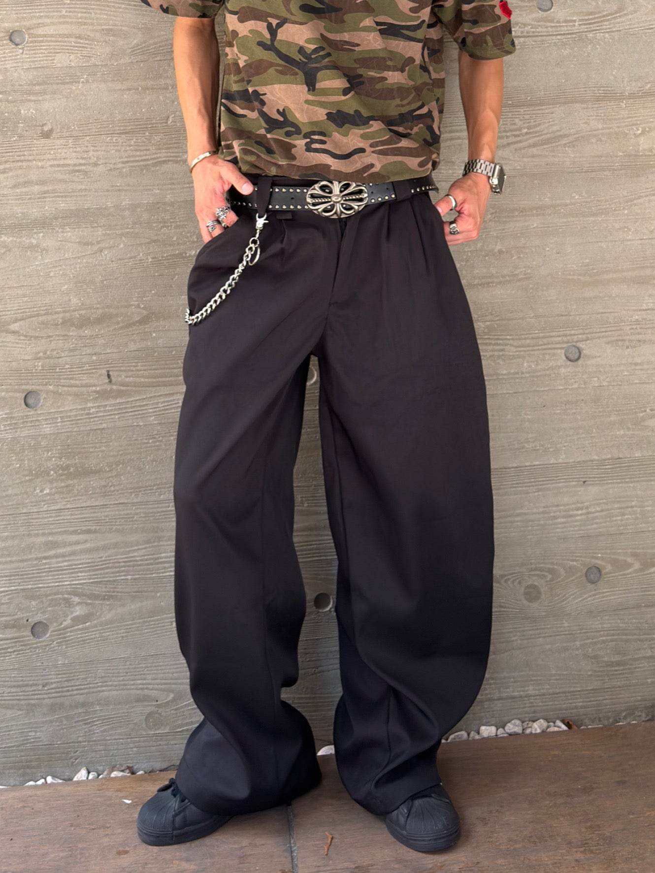 Kenshin_ウエストコードモップパンツ DPB73409