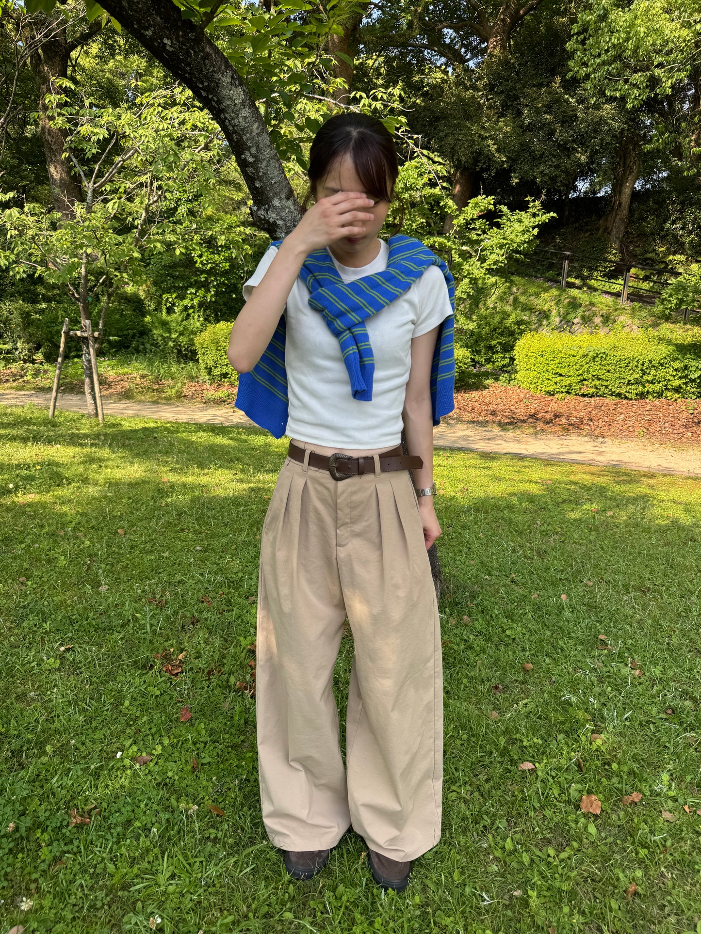 ボーダーカーディガン DPC07005