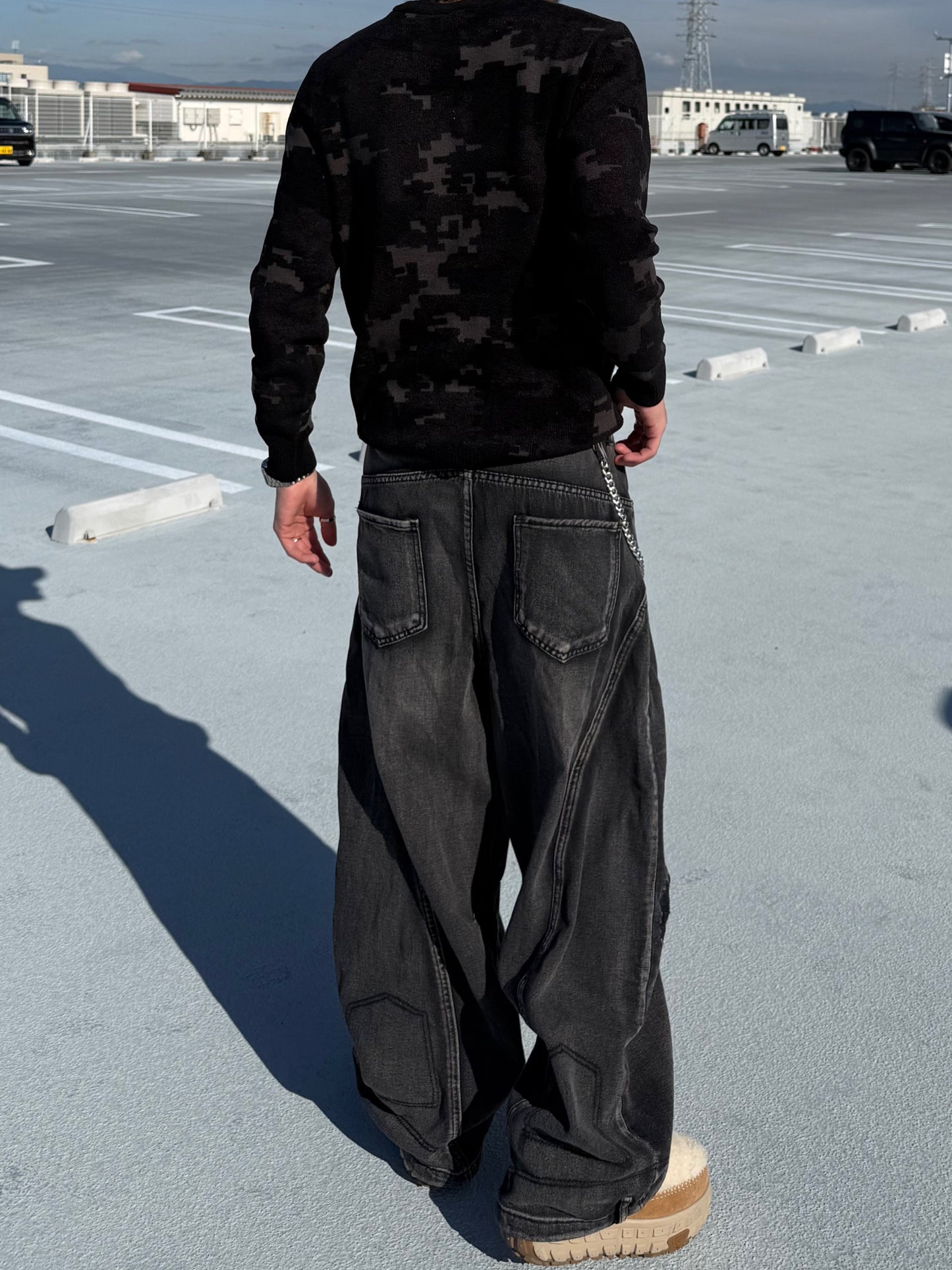 ダメージデザインデニムパンツ DPB90140