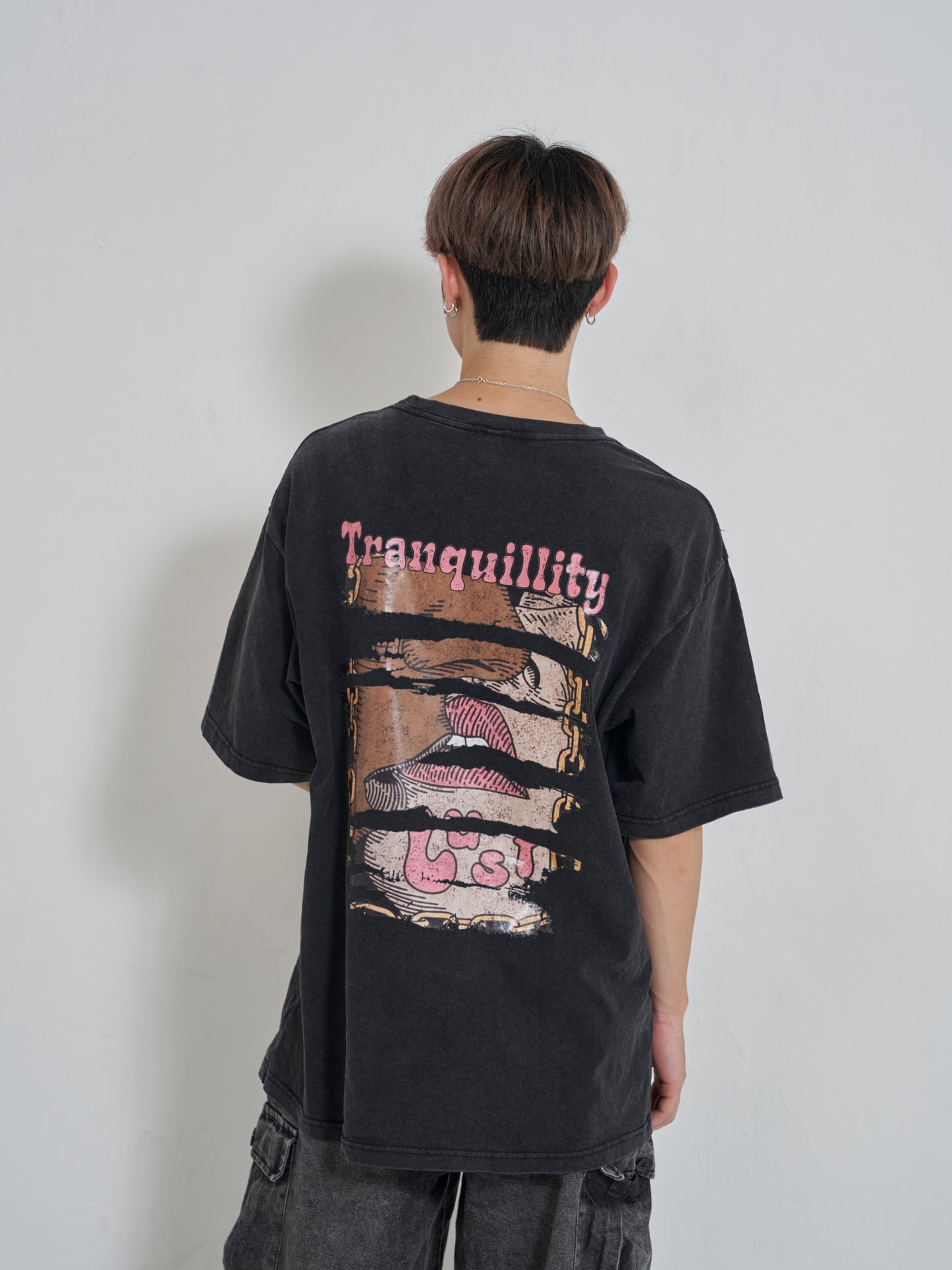 TRANQUILLITYプリントTシャツ SPA08009