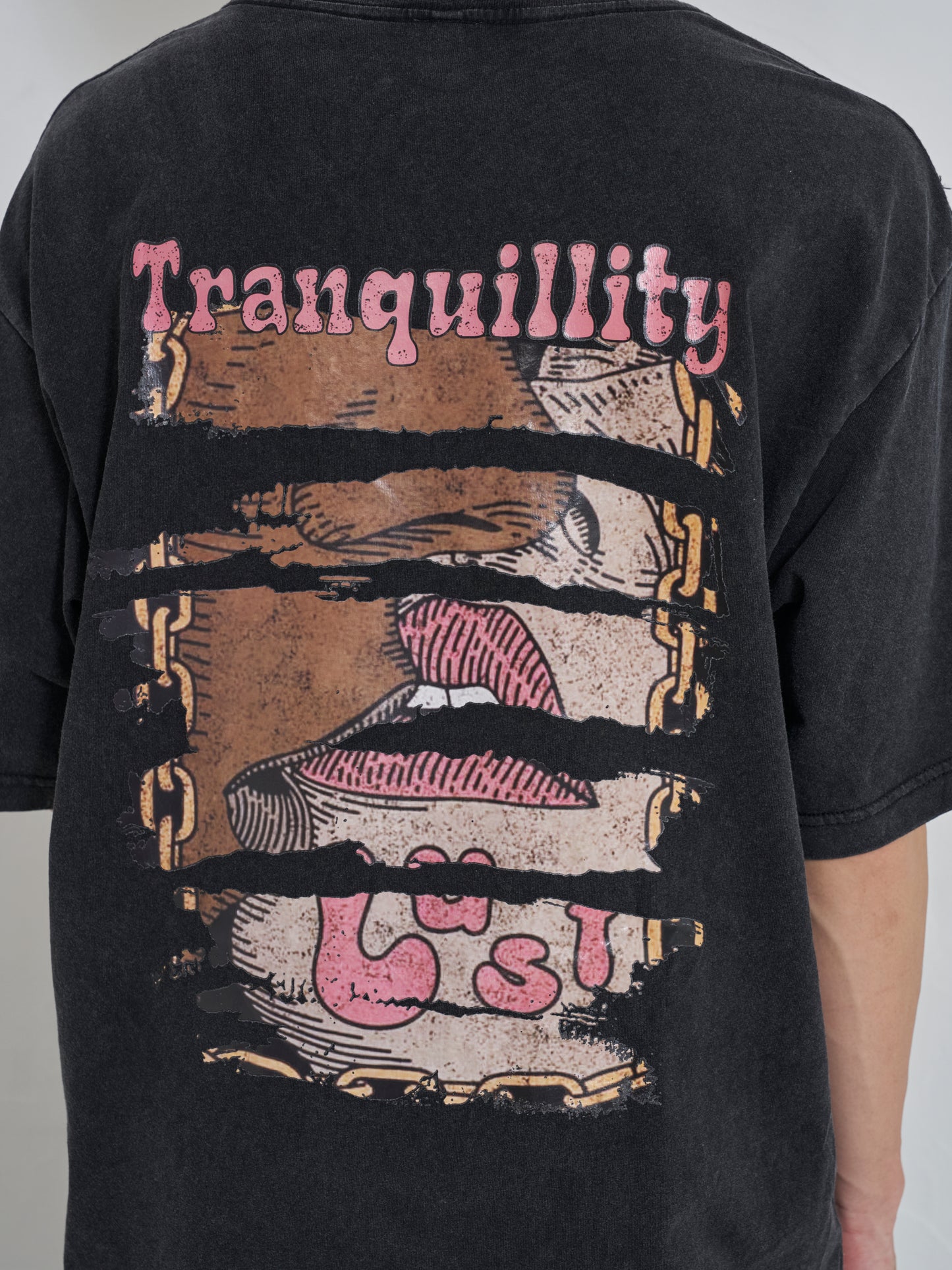 TRANQUILLITYプリントTシャツ SPA08009
