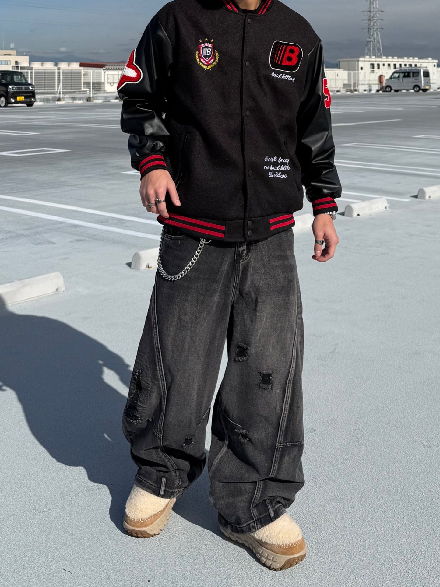 ダメージデザインデニムパンツ DPB90140