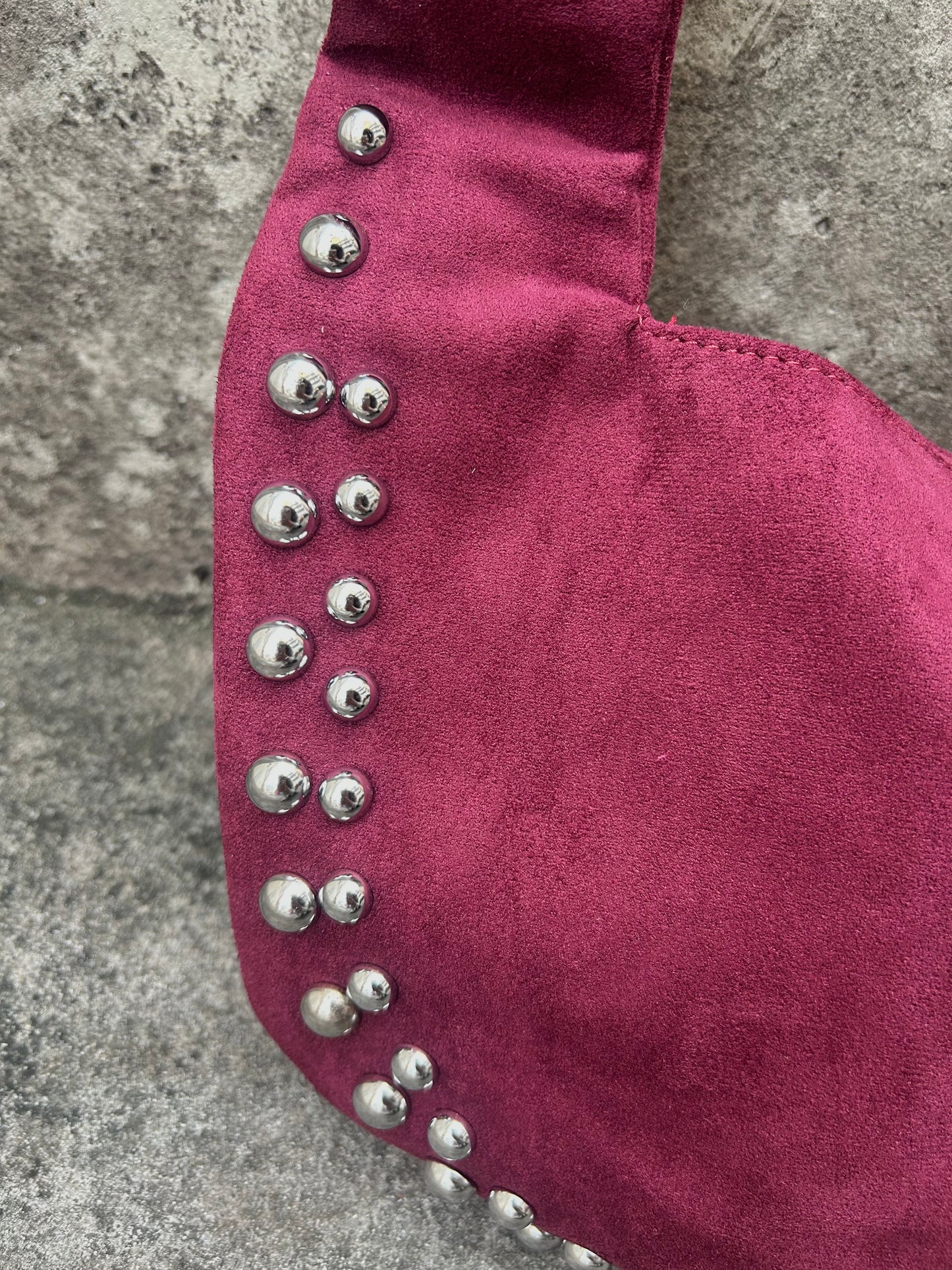 スタッズスエードショルダーバッグ DPB98017