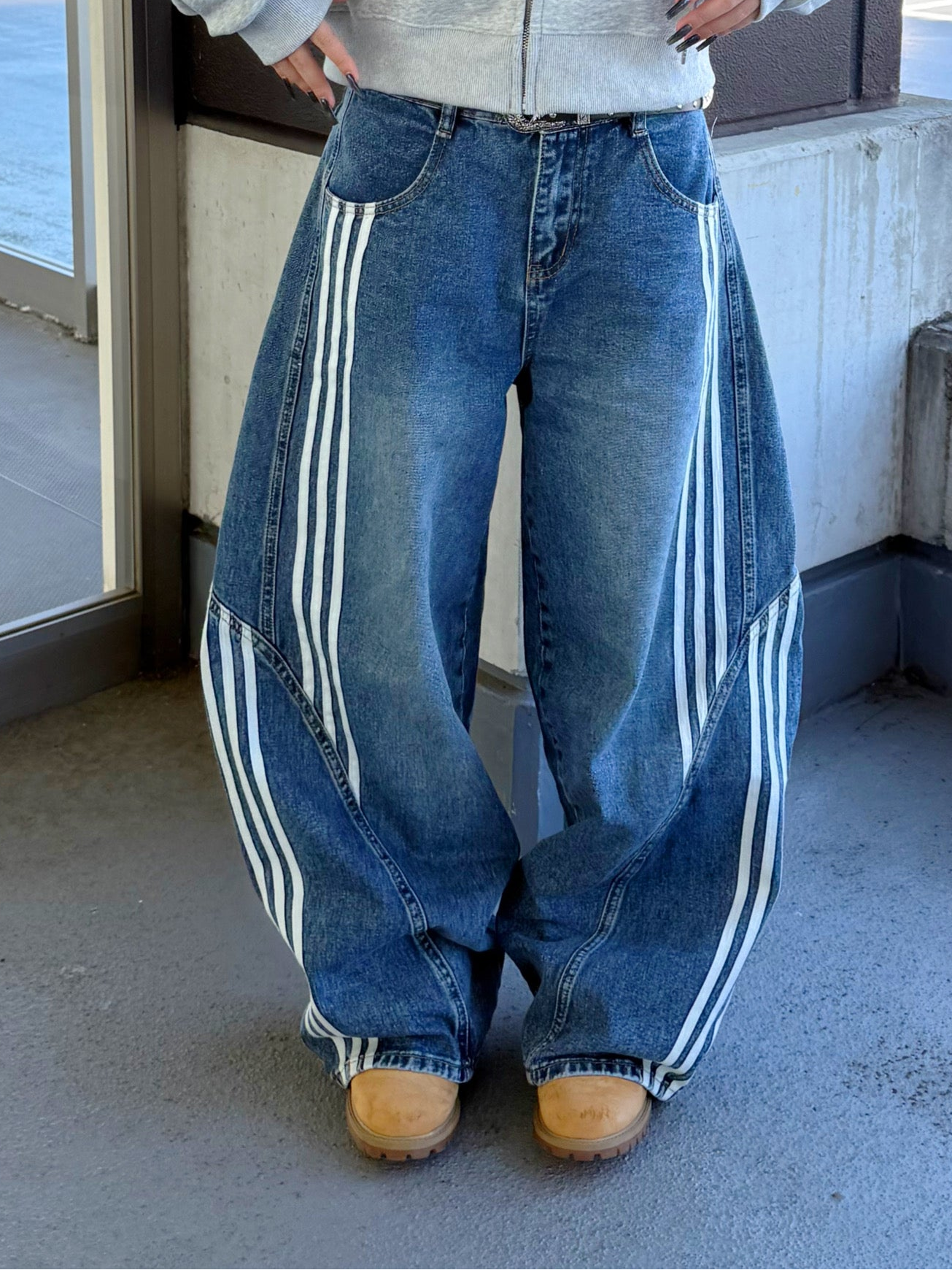 バルーンラインデニムパンツ DPB73531