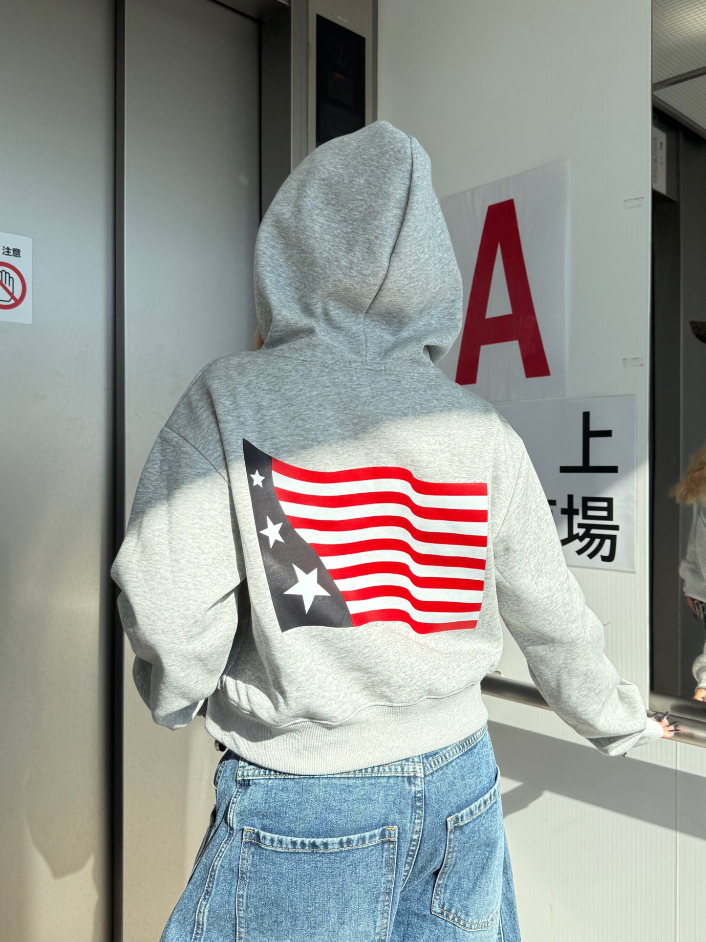 アメリカンプリントパーカー DPB73547