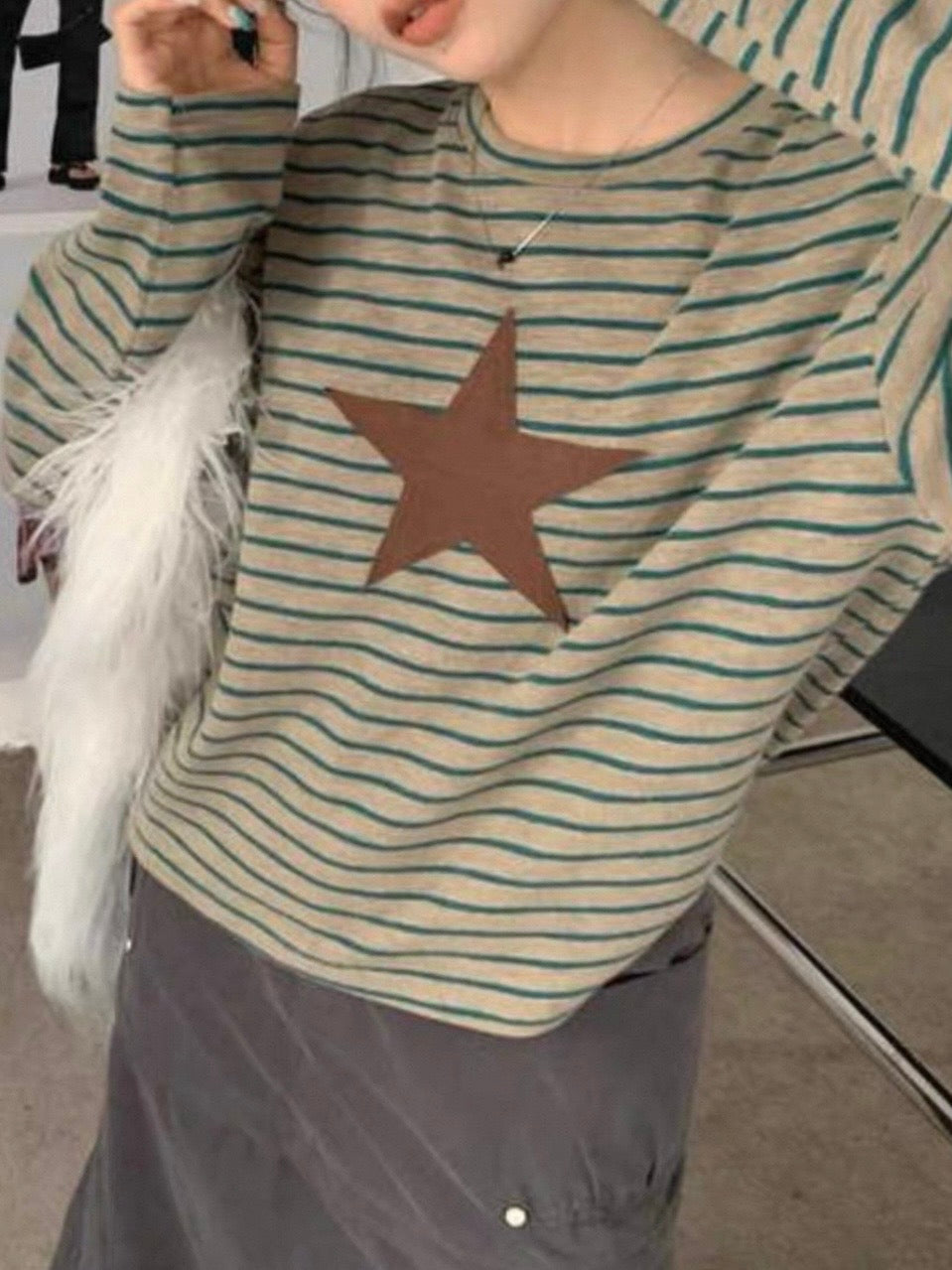 ポイントボーダーTシャツ DPB71799