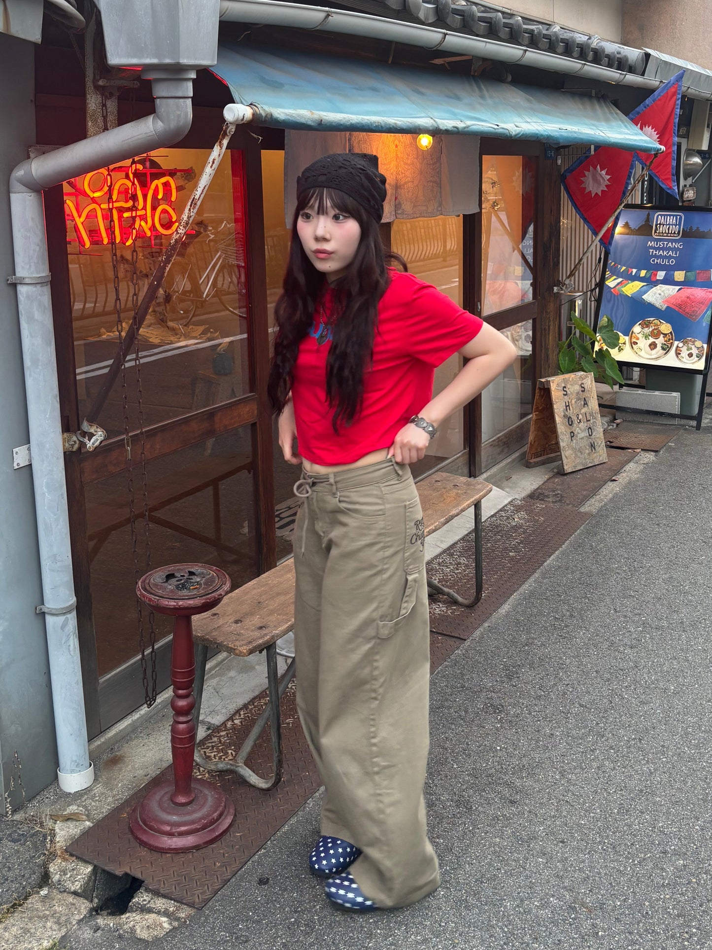 バッグロゴカーゴパンツ DPB89031