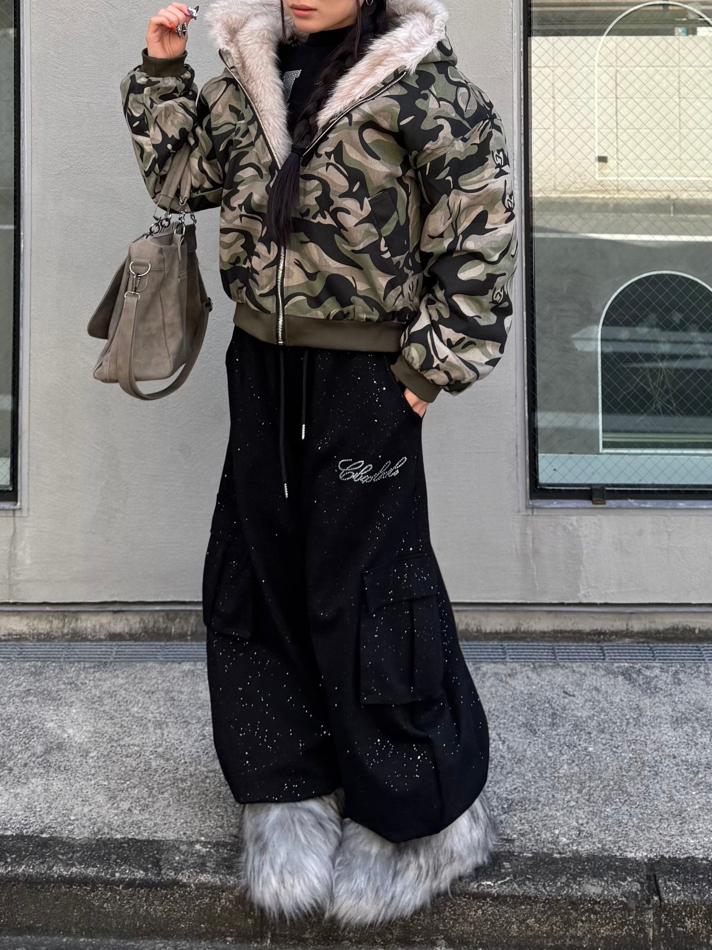 カモフラファーパーカー DPB86139