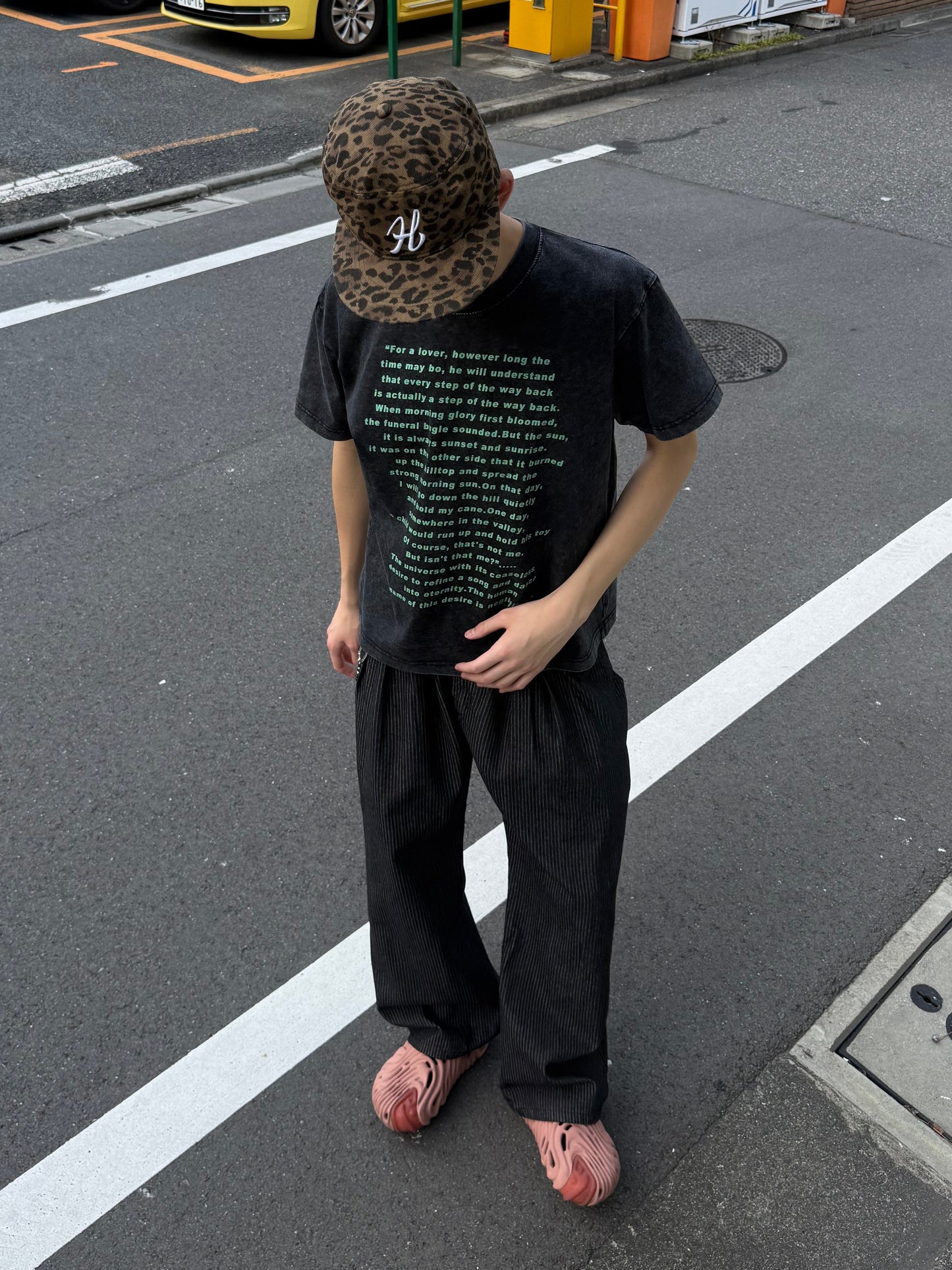 ウエストタックストライプパンツ DPC05019