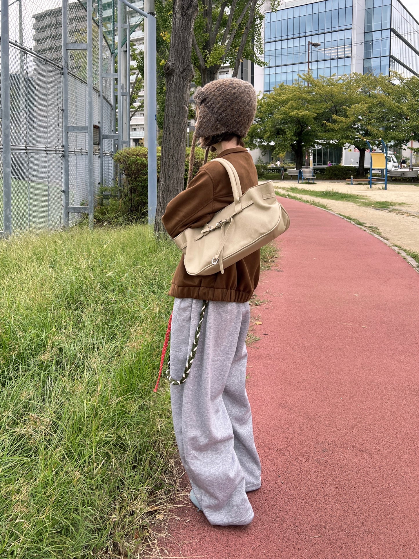 バルーンシルエットルーズスウェットパンツ DPB79215