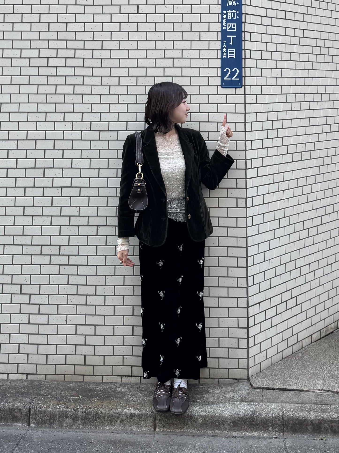 レースストーンカットソー DPC03035