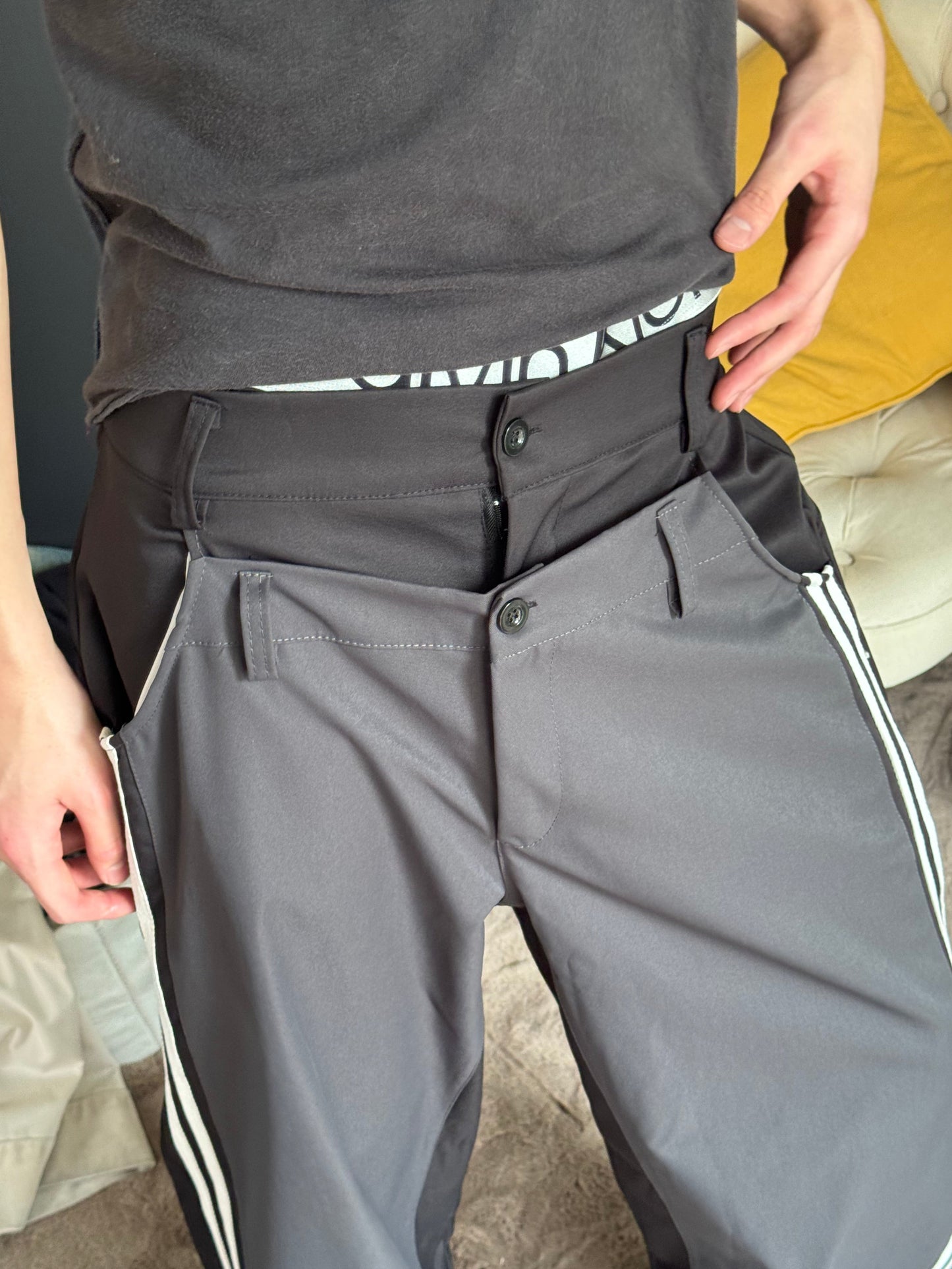 サイドラインウエストレイヤードパンツ DPC05005