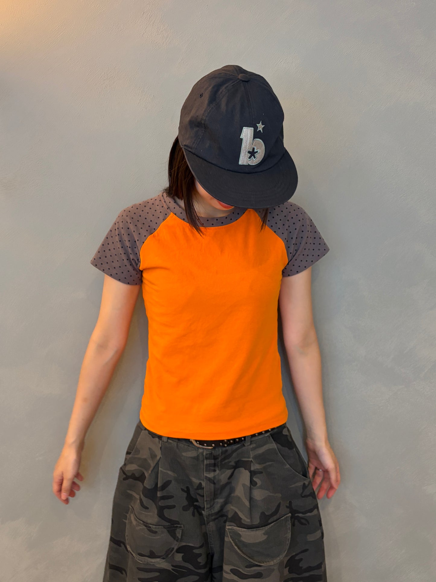 バイカラードットTシャツ DPB99135