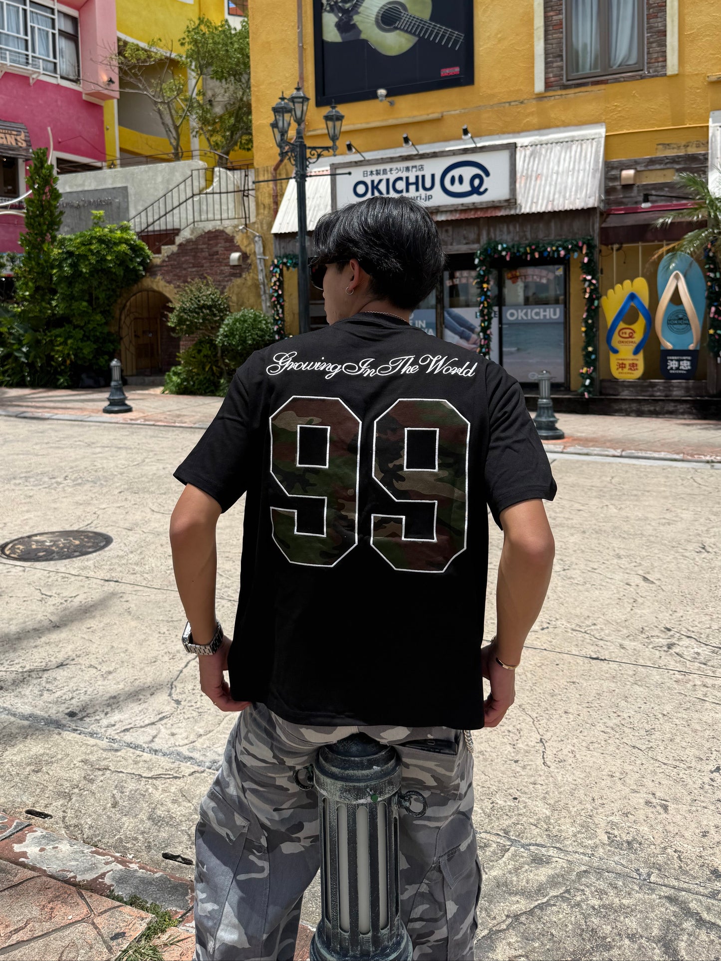 【即納】99カモフラロゴTシャツ DPB73675S