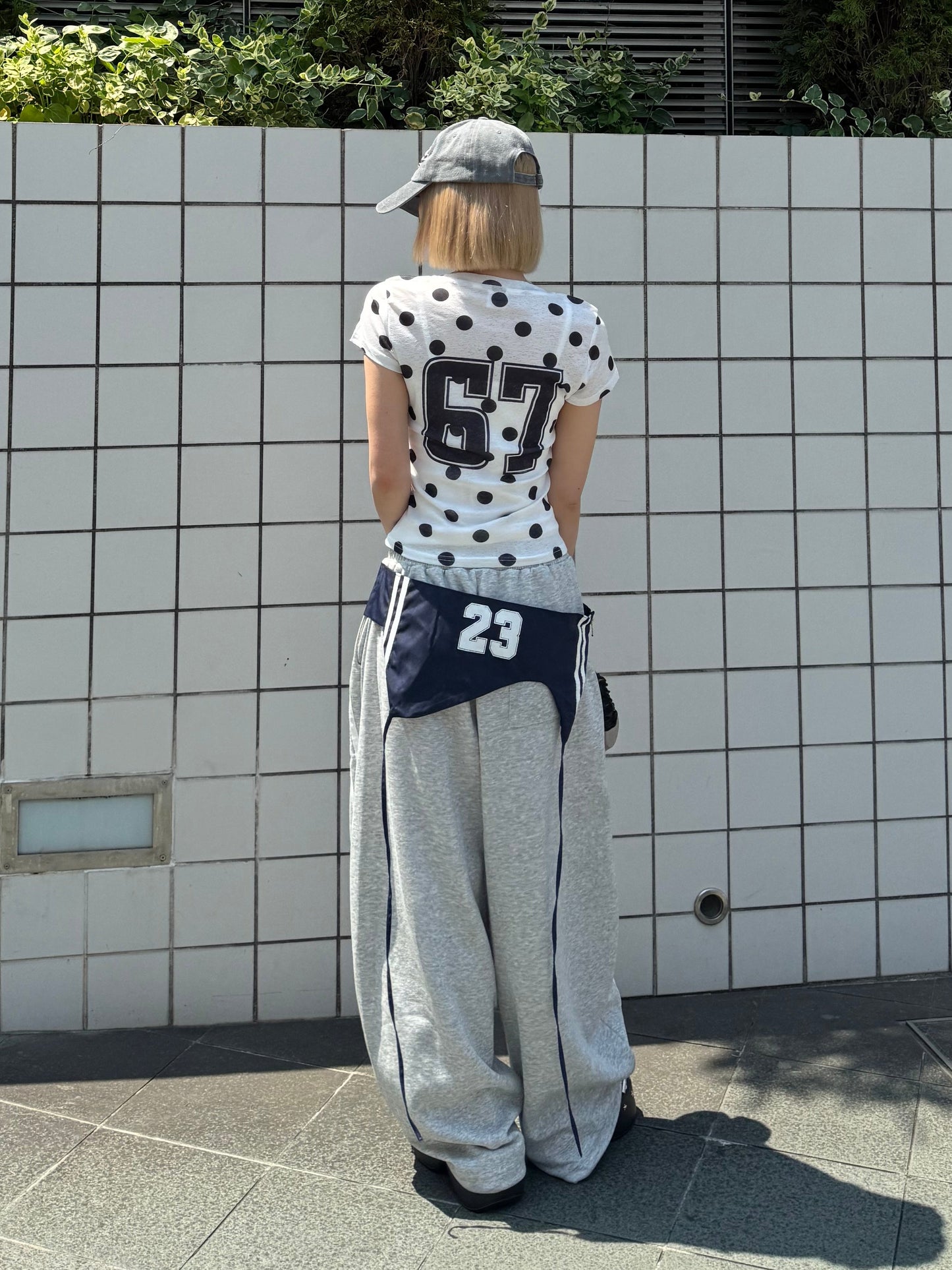 ウエストレイヤードスウェットパンツ DPB86273