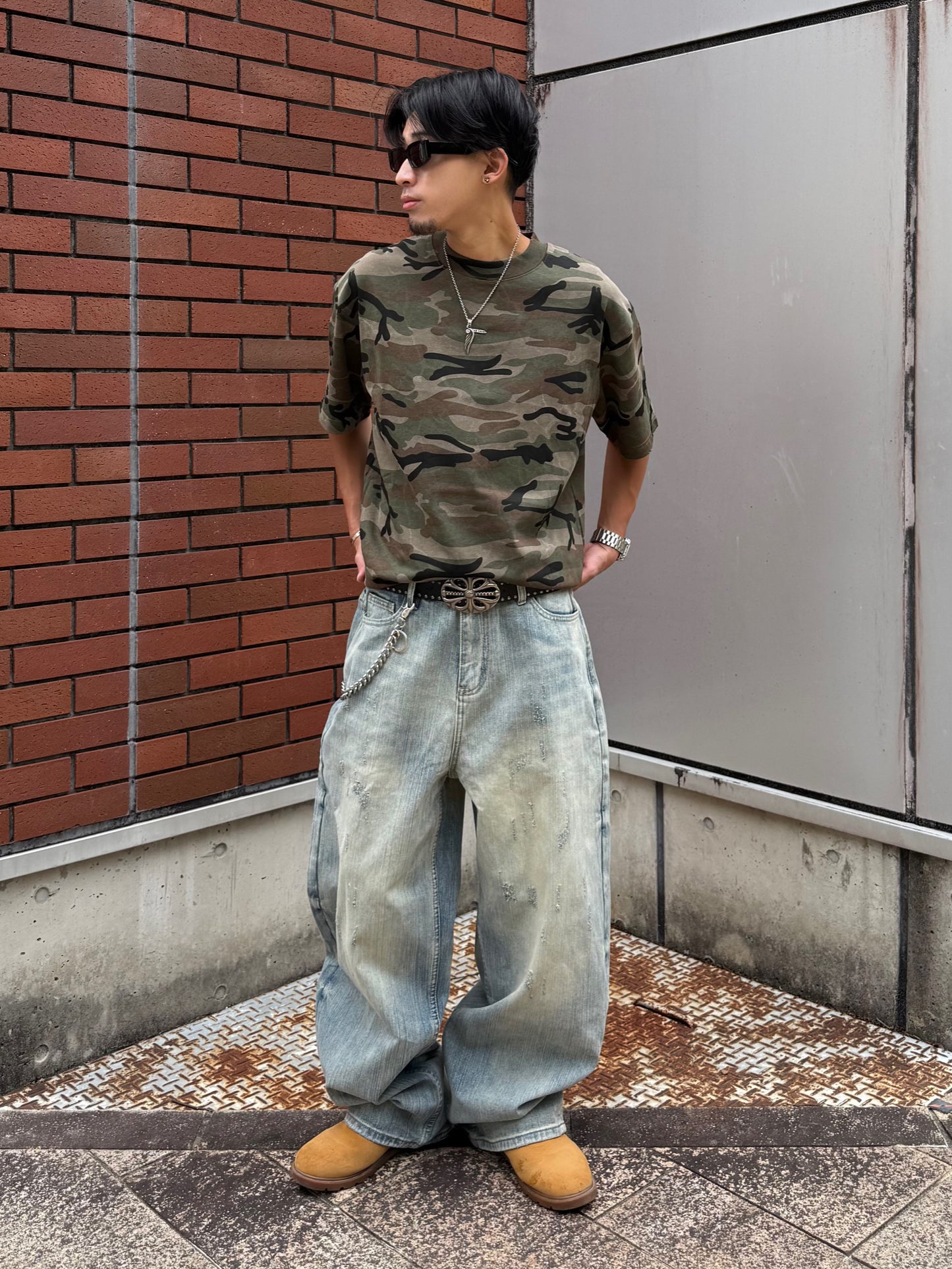 【即納】ウォッシュバルーンデニムパンツ DPB90219S