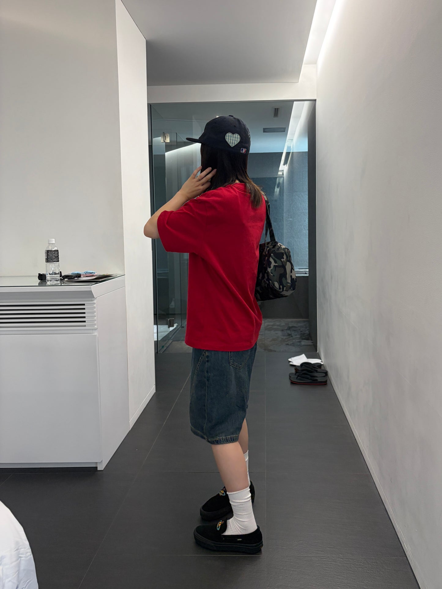 カーブデニムハーフパンツ DPB99124