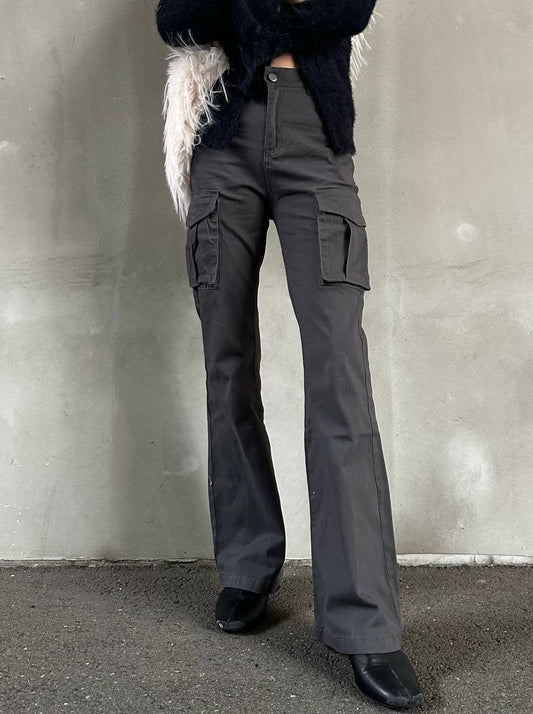 ブーツカットカーゴパンツ DPB26296