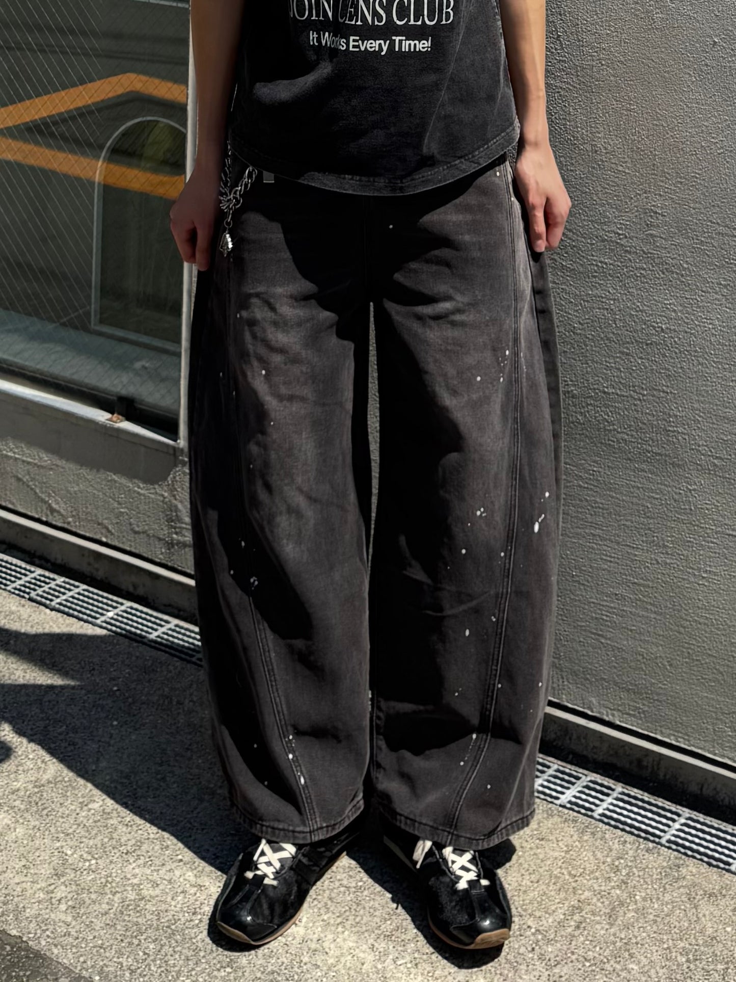 ペイントデザインデニムパンツ DPC05050