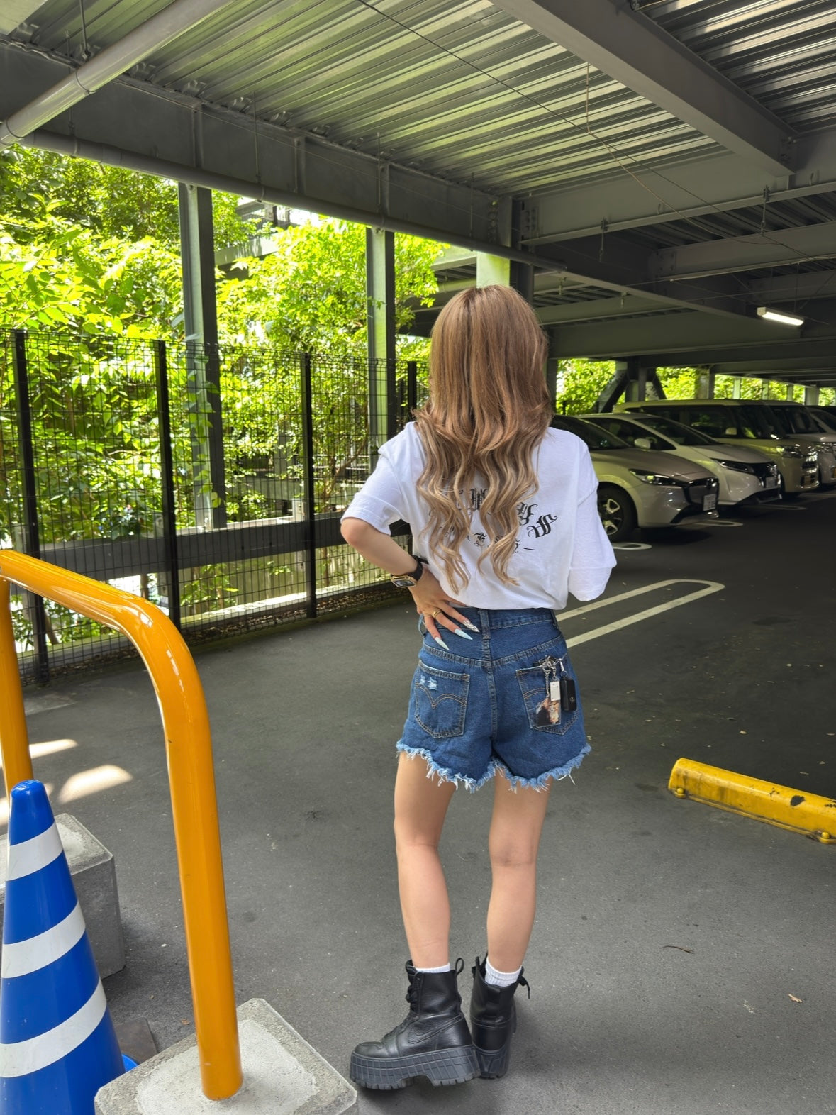 ダメージショートパンツ DPB42415