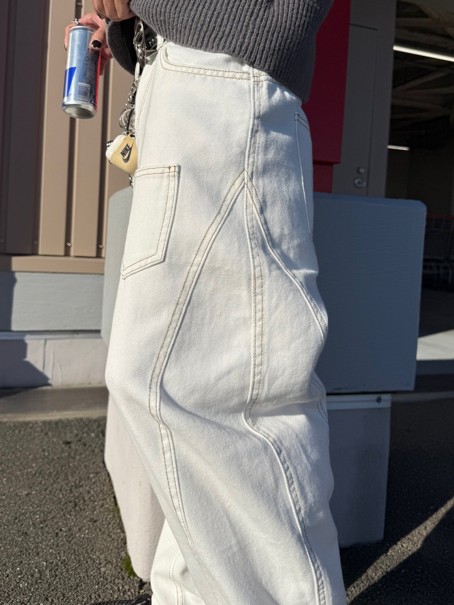 ホワイトデニムパンツ DPB90073