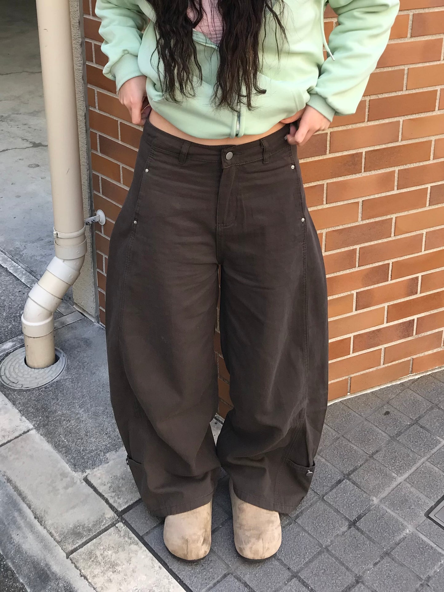 ワイドバギーパンツ DPB89201