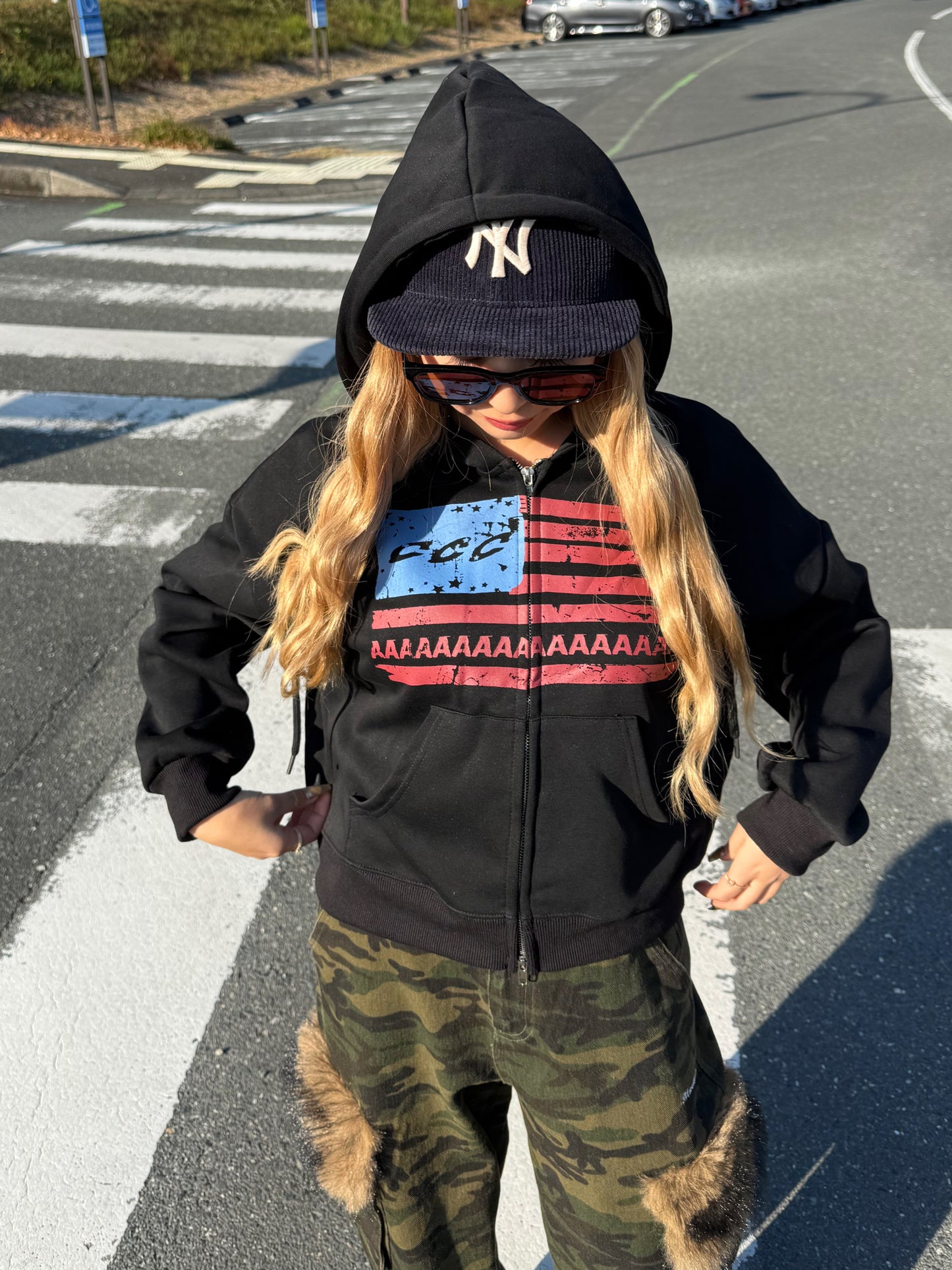 アメリカンダブルジップパーカー DPB73548