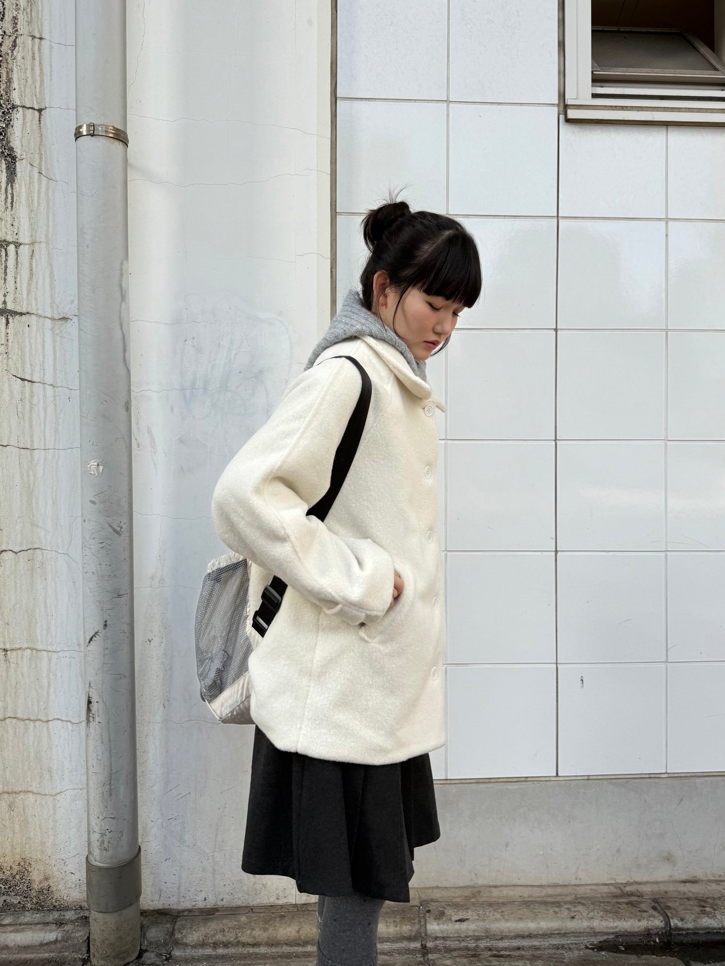 フロントプリーツミニスカート DPA43725