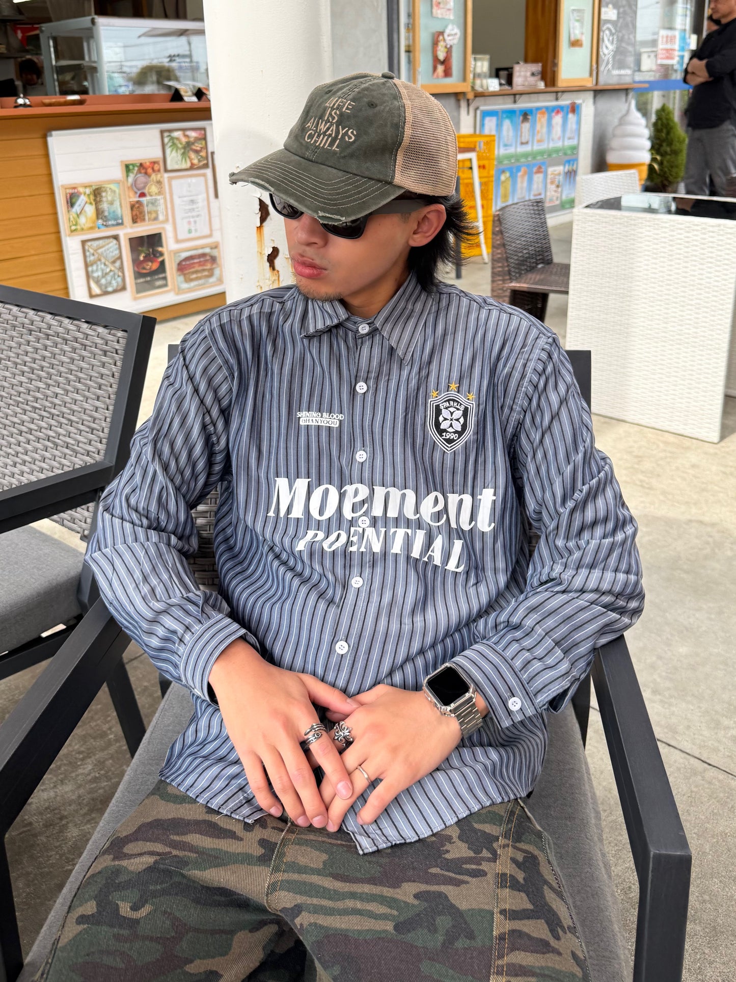 ストリートボーダーシャツ DPB90159