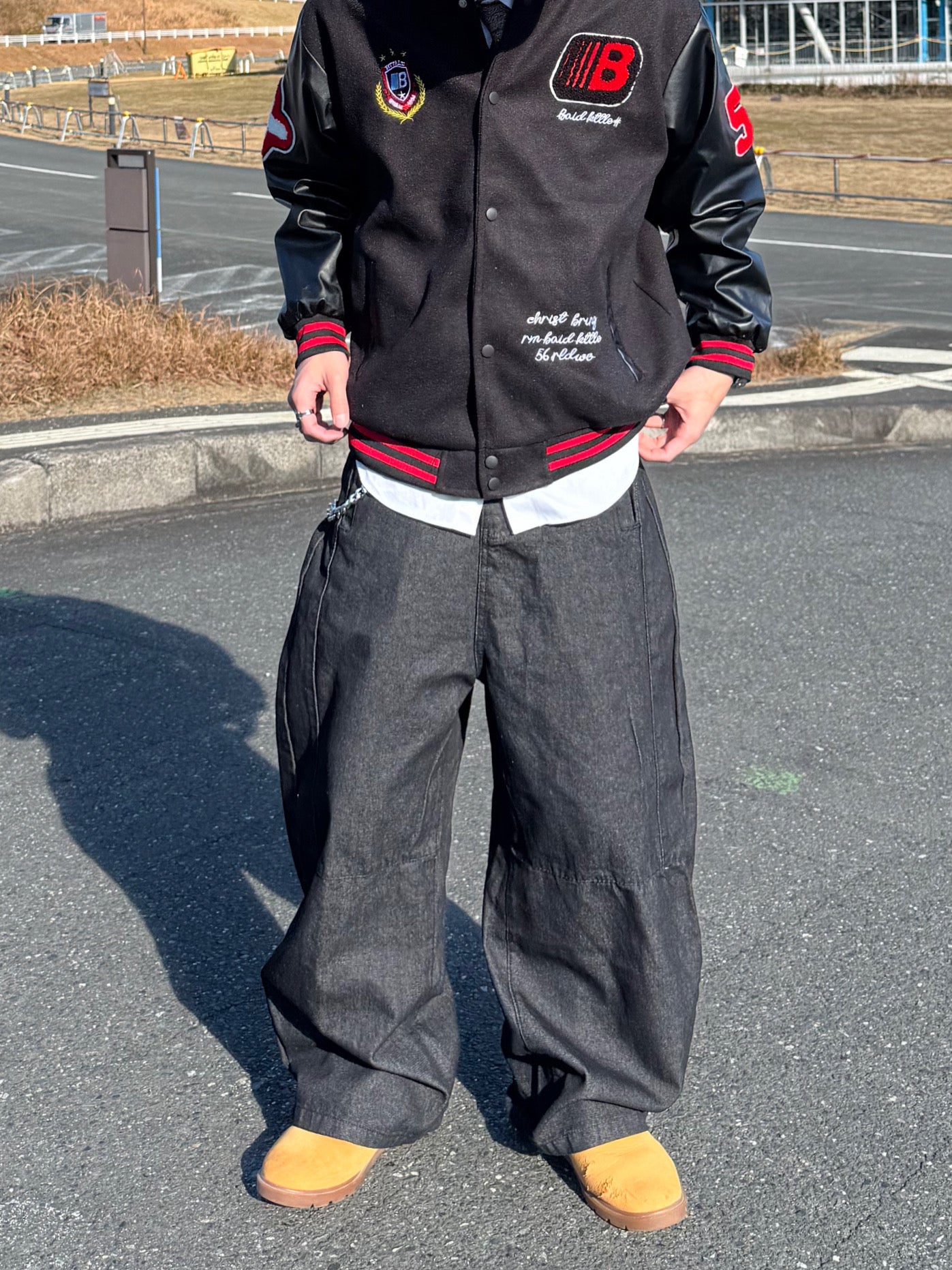 ストリートワイドデニムパンツ DPB90157