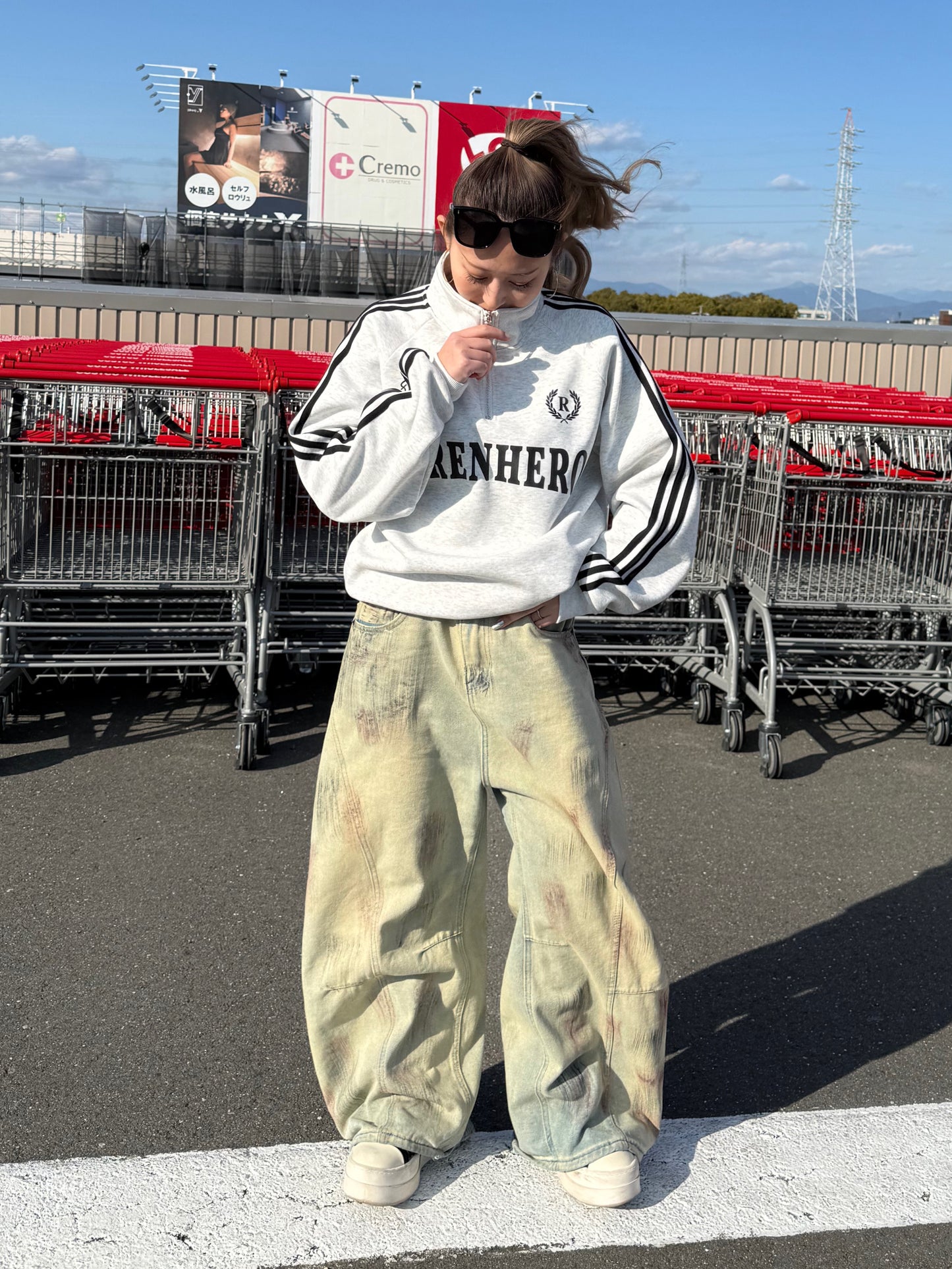 ダメージデザインデニムパンツ DPB90051