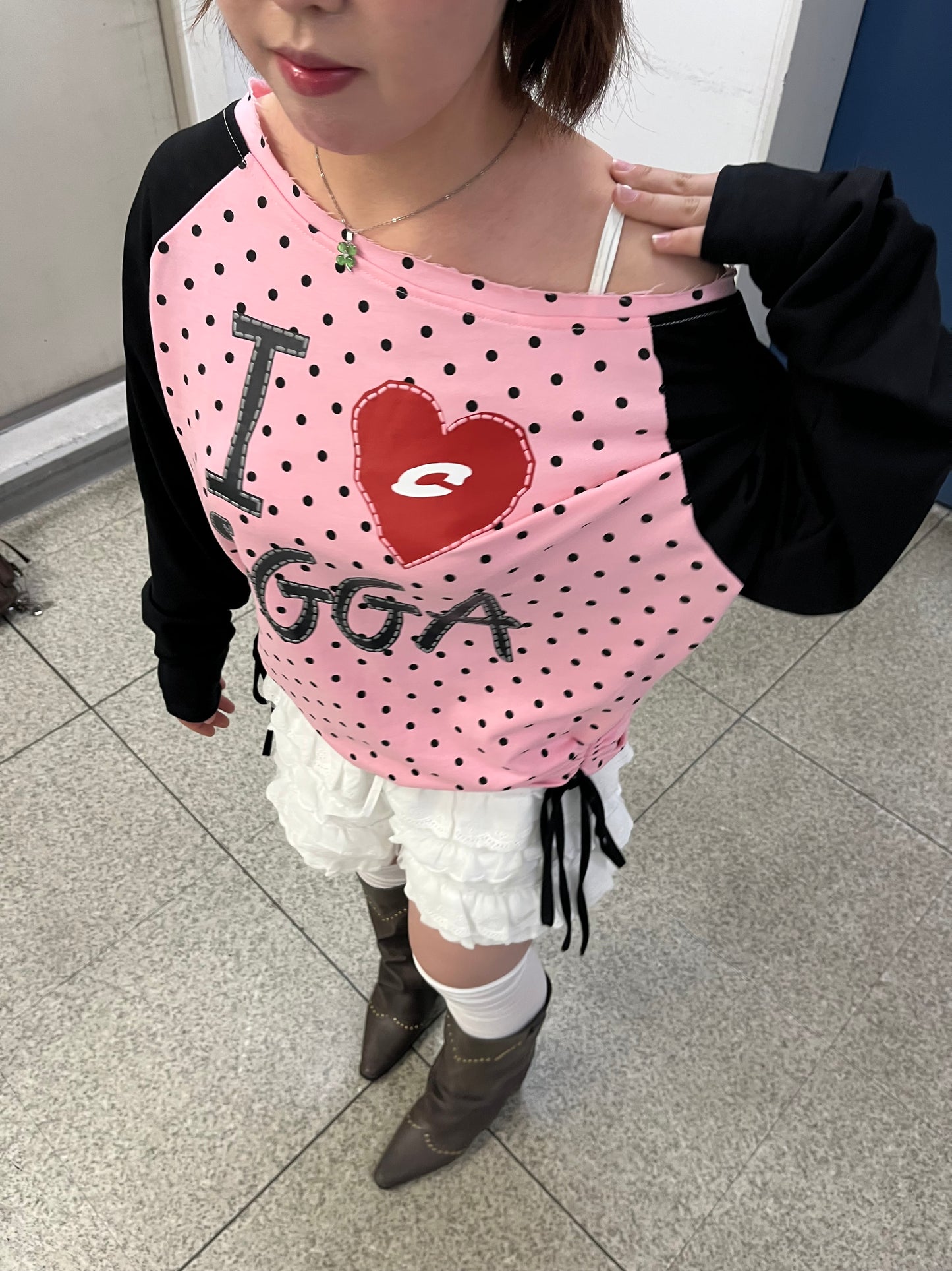 ドットラグランTシャツ DPB97020