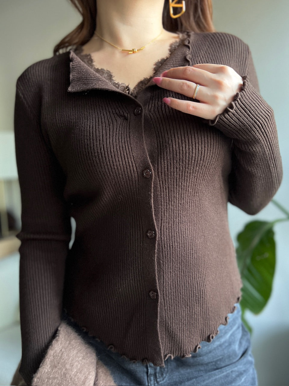 レースレイヤードライクニット DPB56356